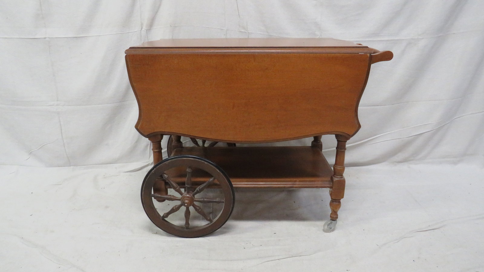 Vintage Maple Dropleaf Tea Trolley (1 of 3)