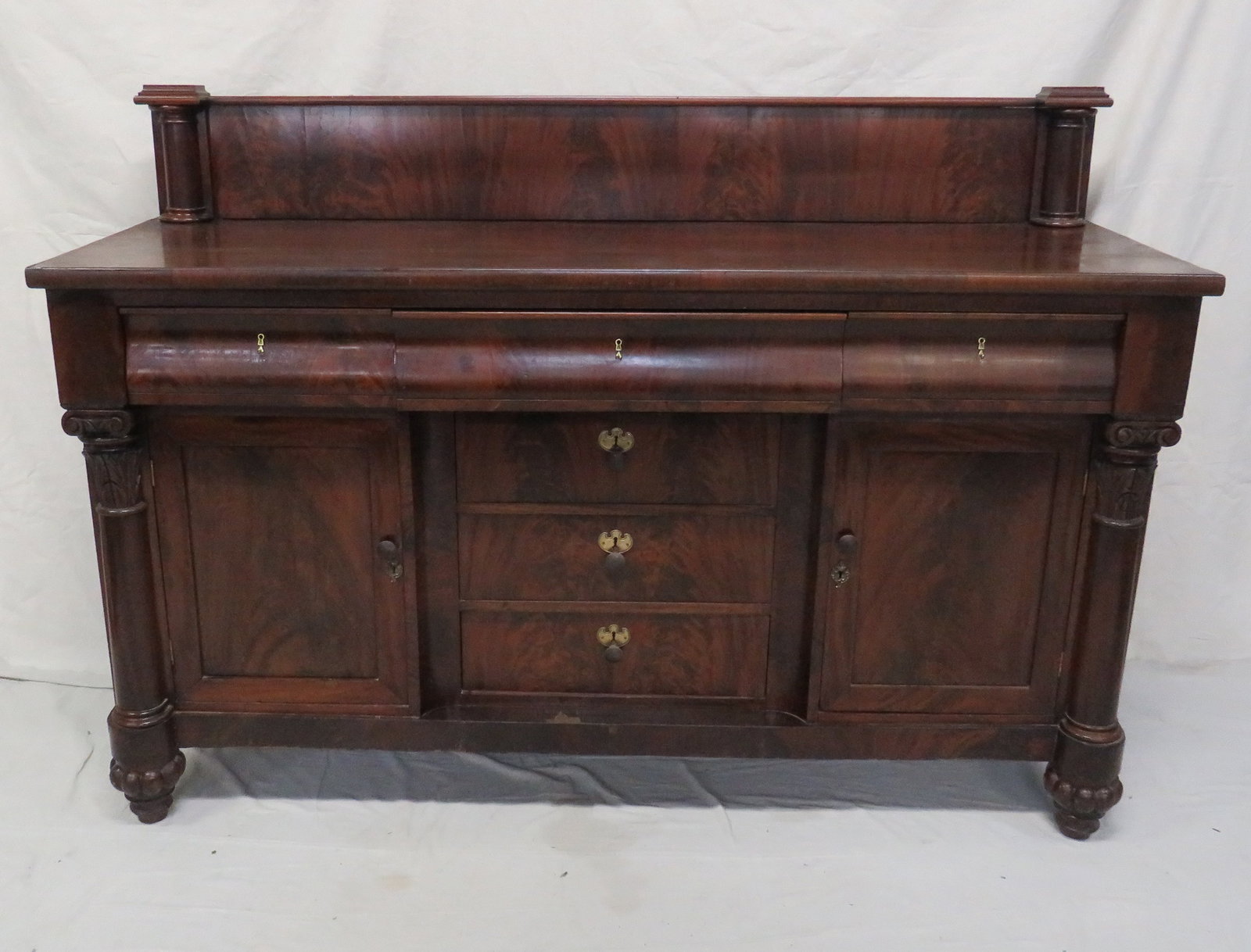 19th C. American Classical Empire Sideboard (1 of 5)