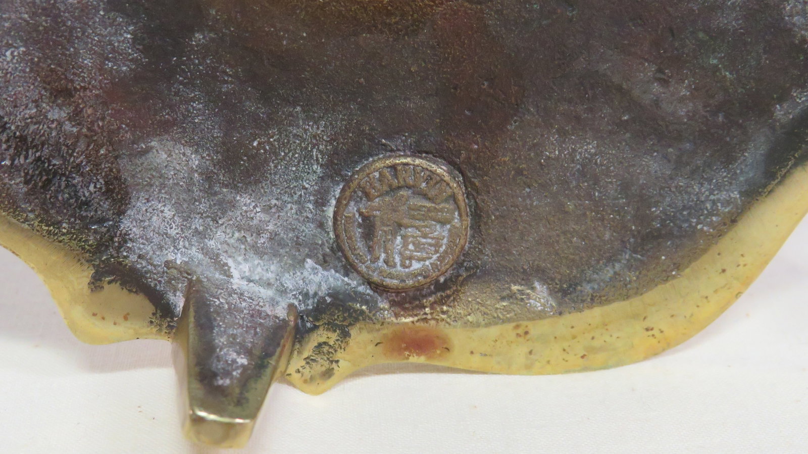 Vintage Solid Brass Harvin Footed Candlestick - 2