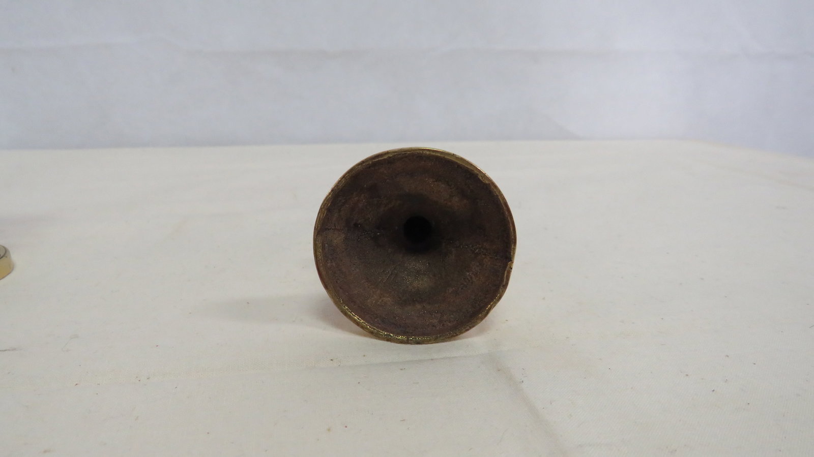 Vintage Solid Brass Beehive 5" Candlesticks - 2