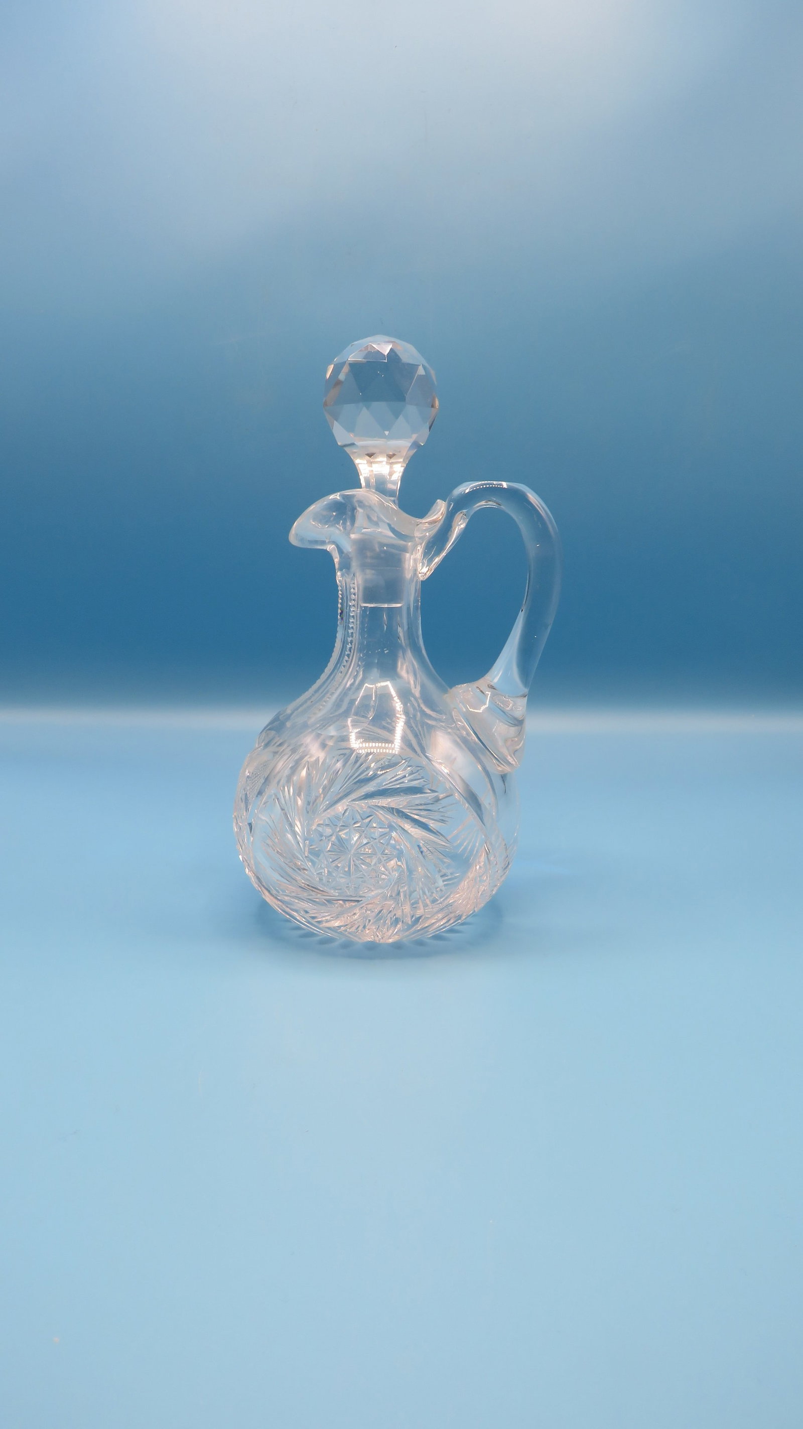 American Brilliant Period Cut Glass Cruet (1 of 3)