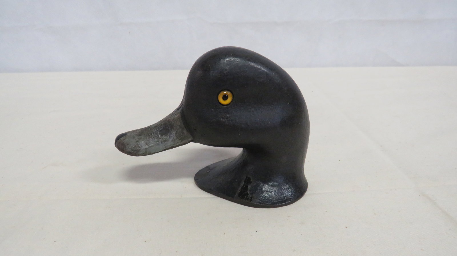 Antique Cast Iron Duck Head Paperweight c.1900 (1 of 6)