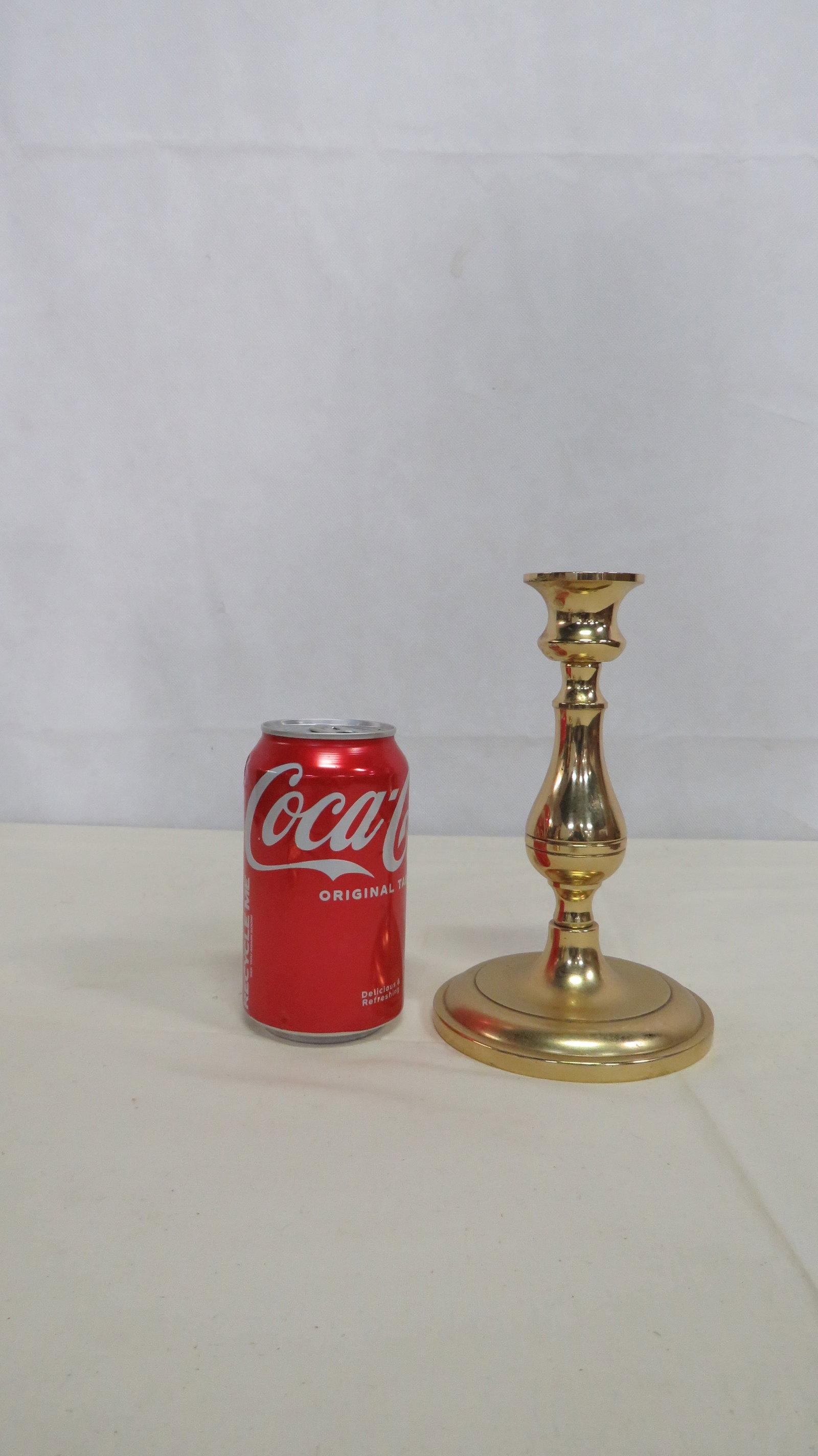 Vintage Baldwin Solid Brass 7" Candlesticks - 2