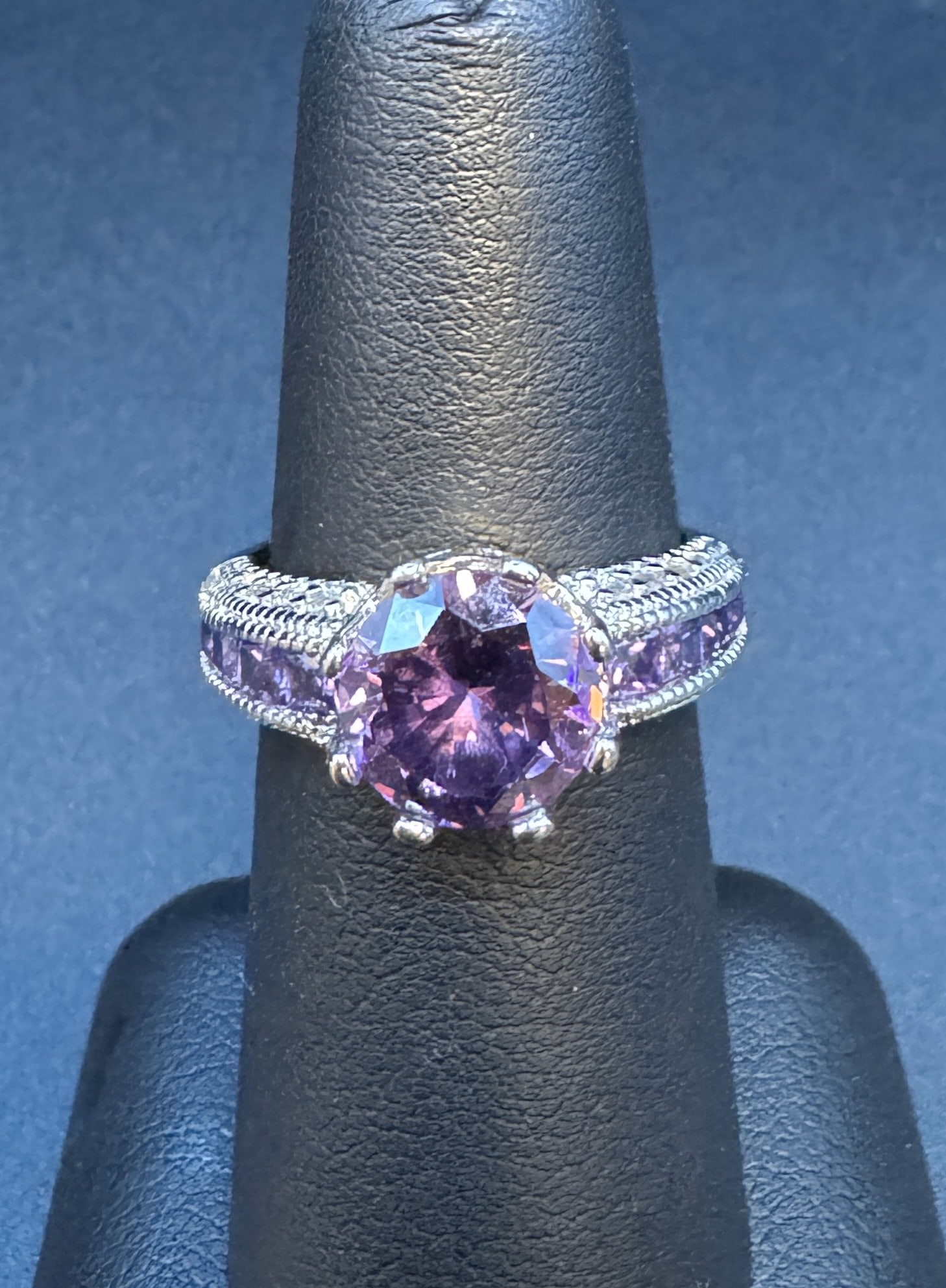 Sterling Ring with Amethyst (1 of 2)