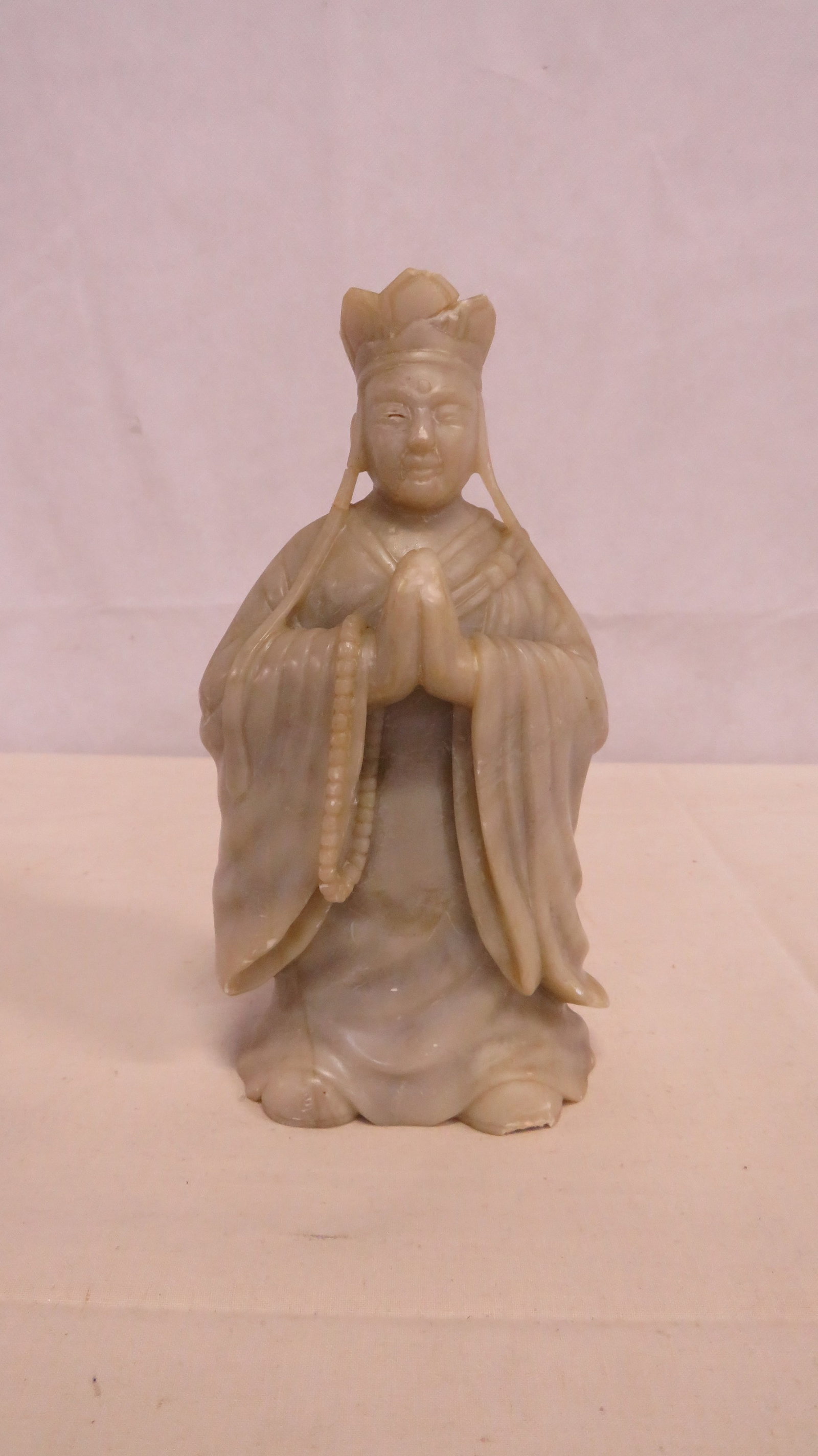 Mid Century Soapstone Guanyin Compassion Goddess (1 of 4)