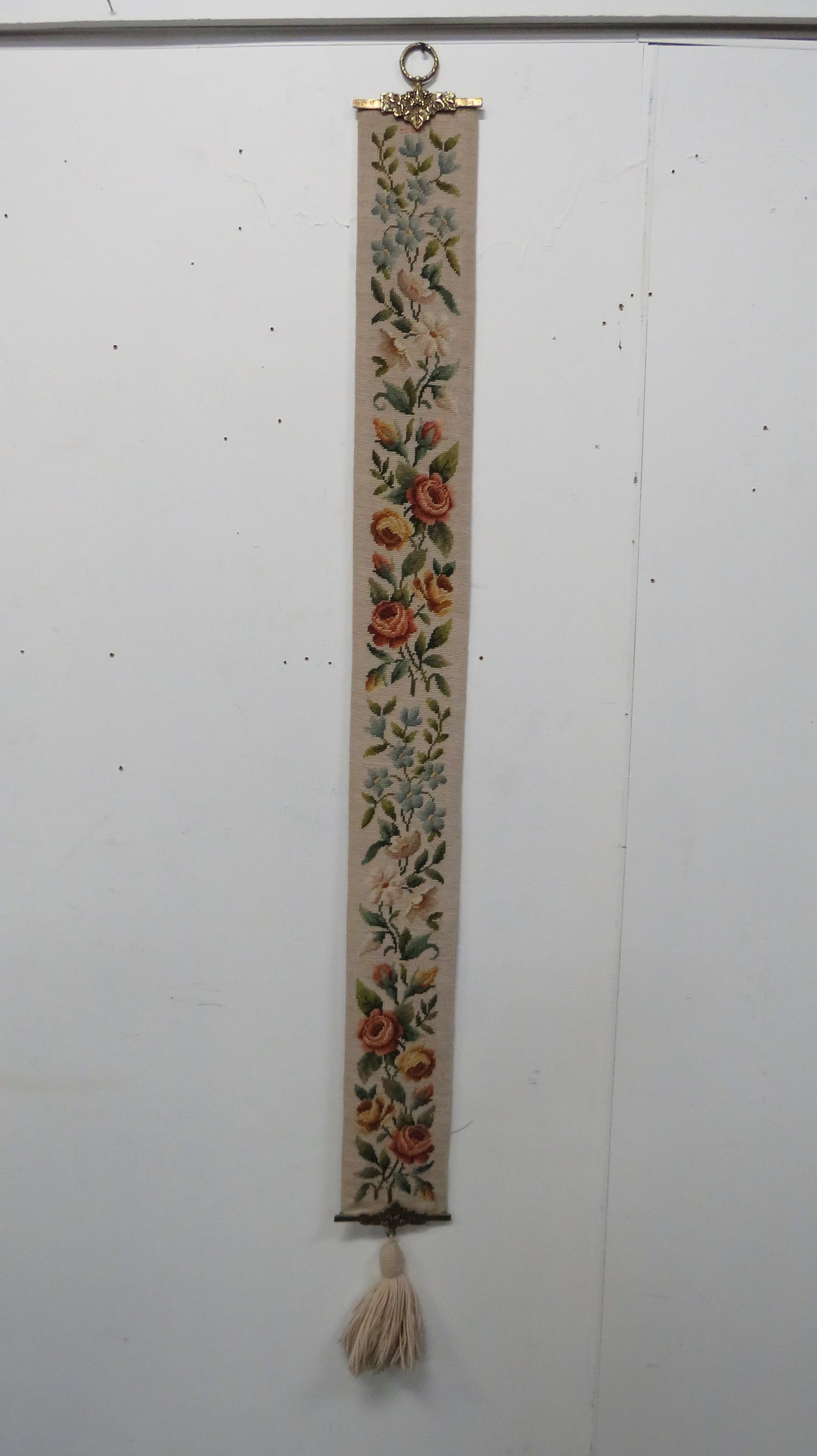 Vintage Needlepoint Bell Pull (1 of 2)