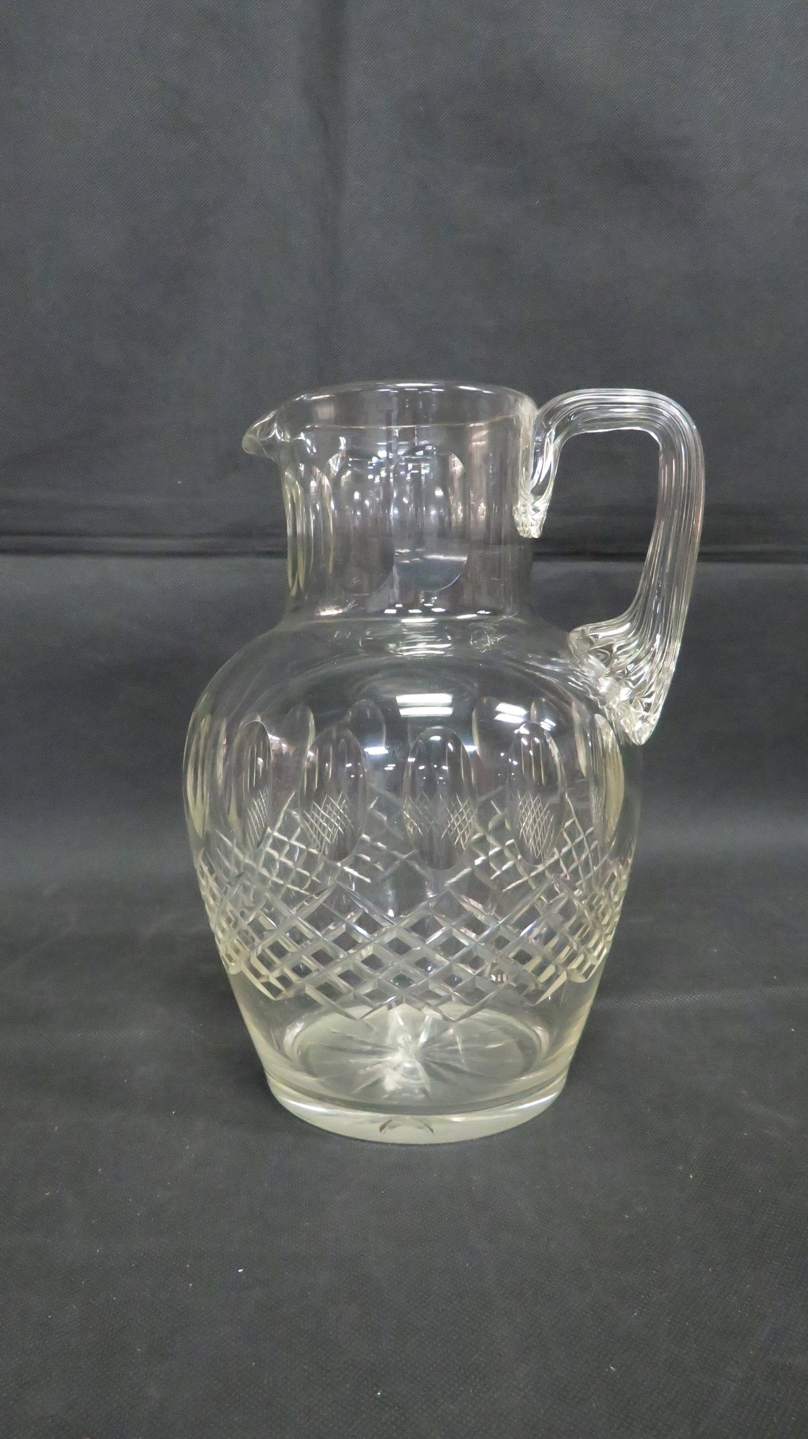Vintage Cut Crystal Water Pitcher (1 of 4)