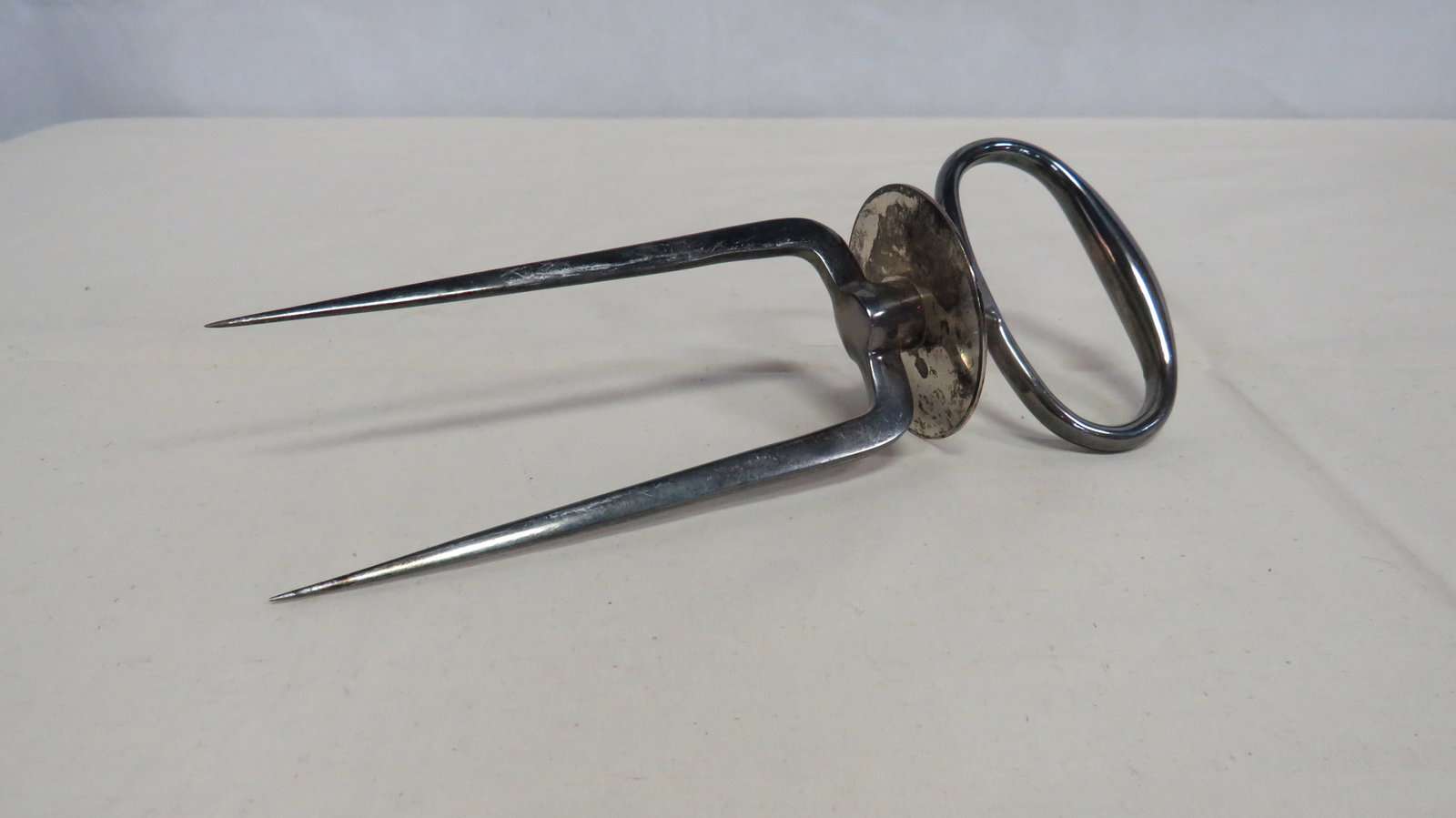 Vintage Silverplate Meat Fork (1 of 2)