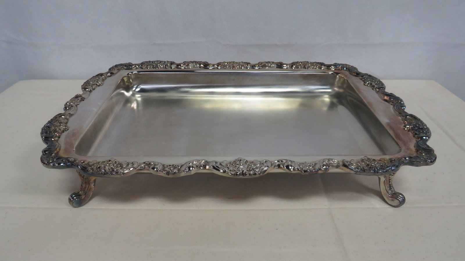 Vintage Heavy Poole Silverplate Buffet Server (1 of 4)