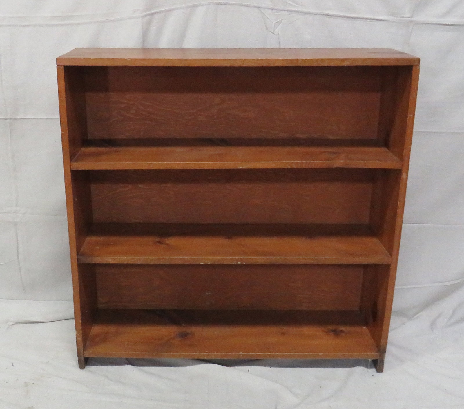 Vintage Pine Bookcase: Vintage Pine Bookcase in good condition, 38''H x 37.5''W x 11''D