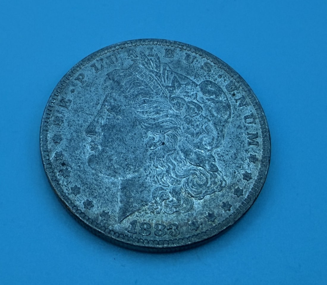 1883 Morgan Silver Dollar O: 1883 Morgan Silver Dollar O in circulated condition