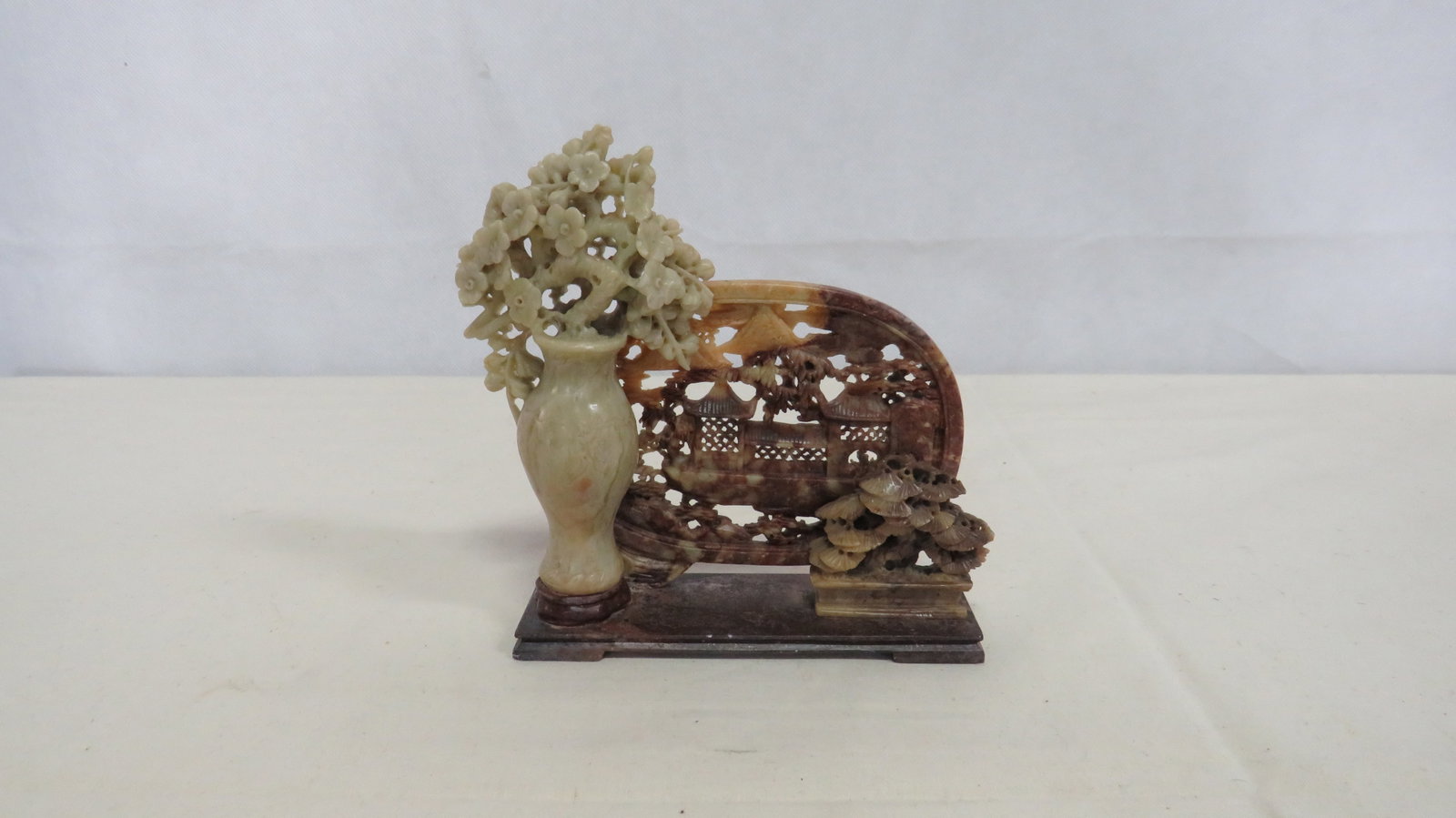 Vintage Chinese Carved Soapstone Sculpture (1 of 4)