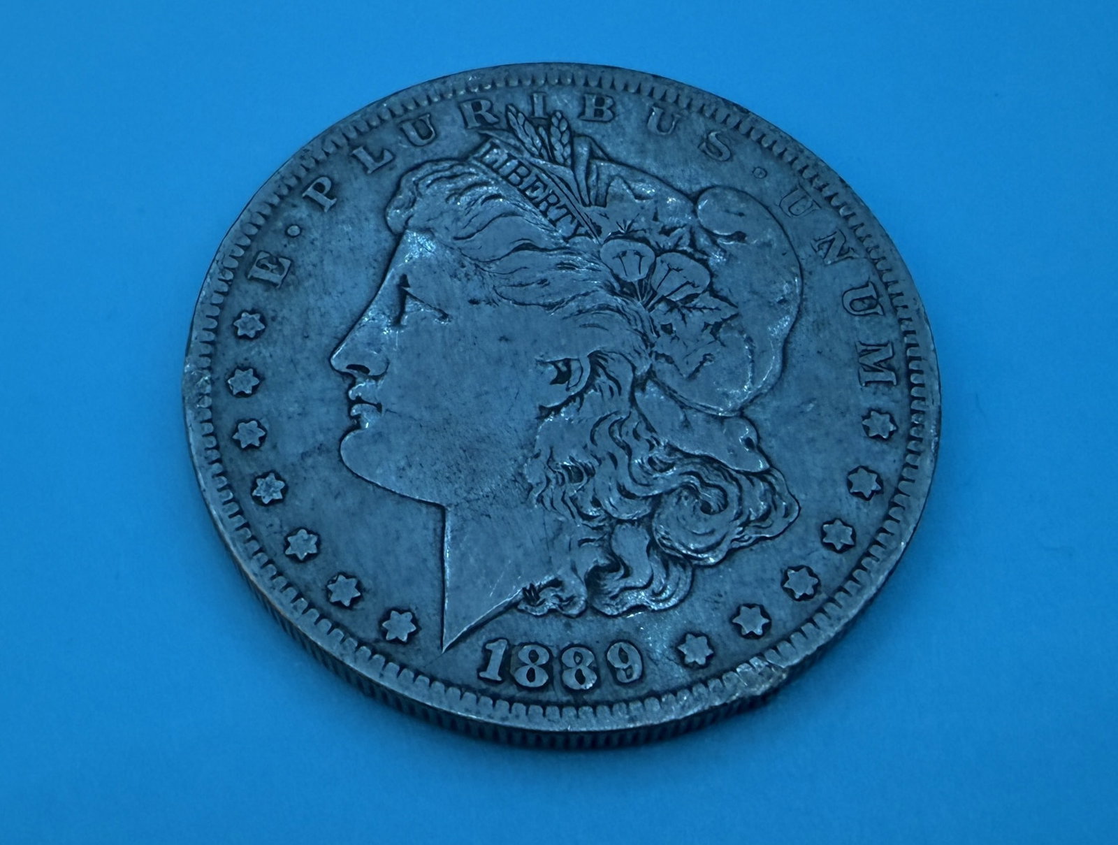 1889 Morgan Silver Dollar O: 1889 Morgan Silver Dollar O in circulated condition