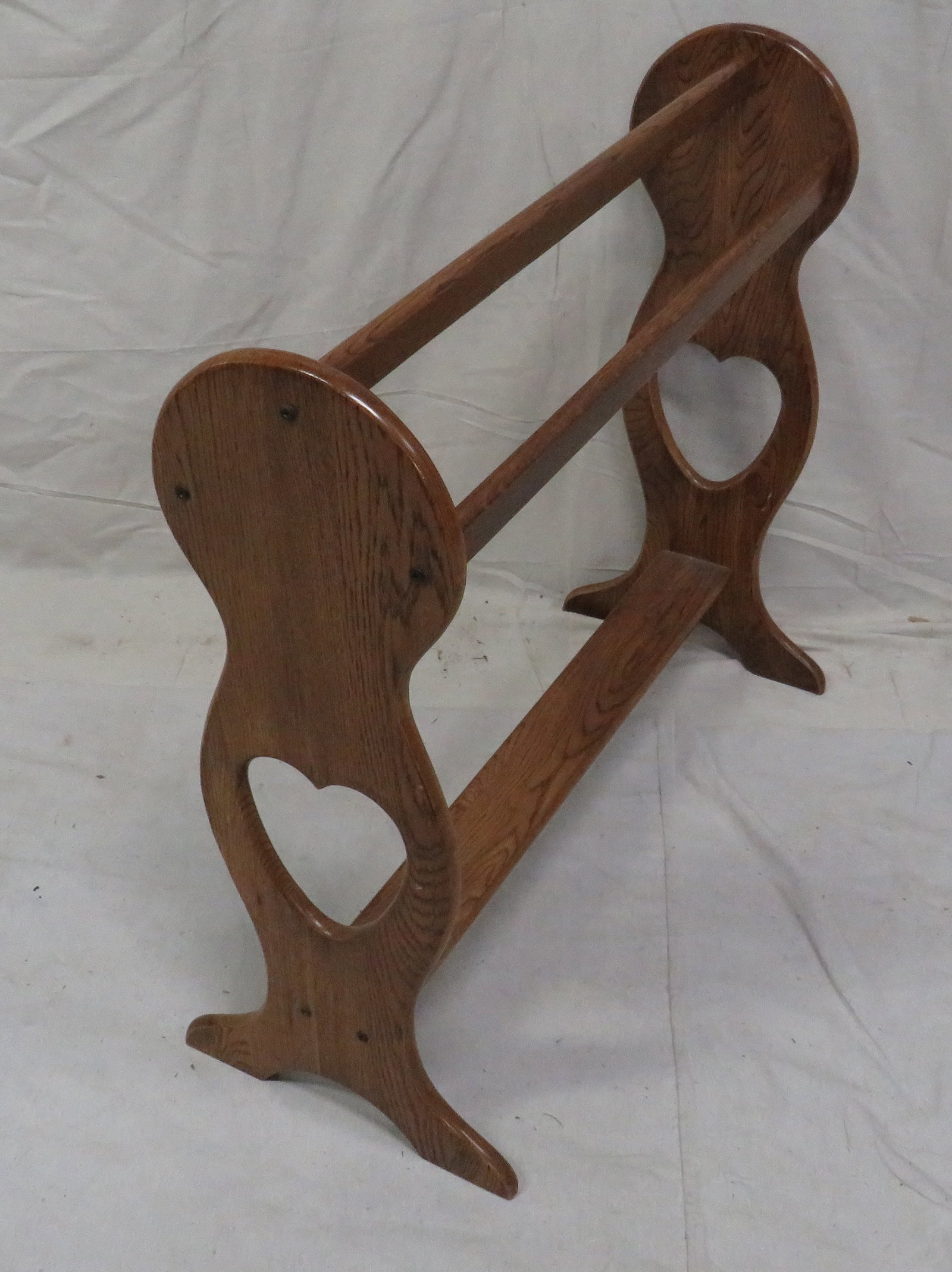 Oak Quilt Rack - 2