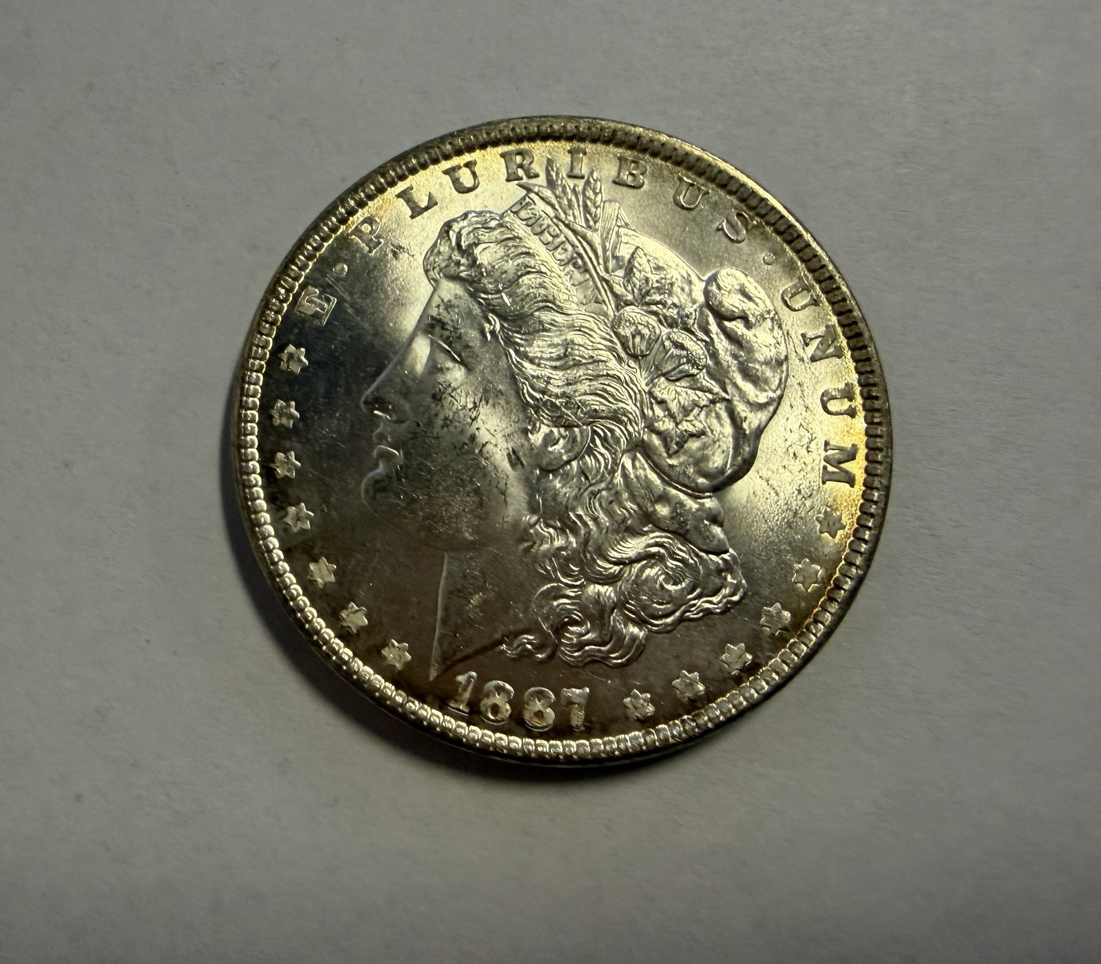 1887 Morgan Silver Dollar (1 of 2)