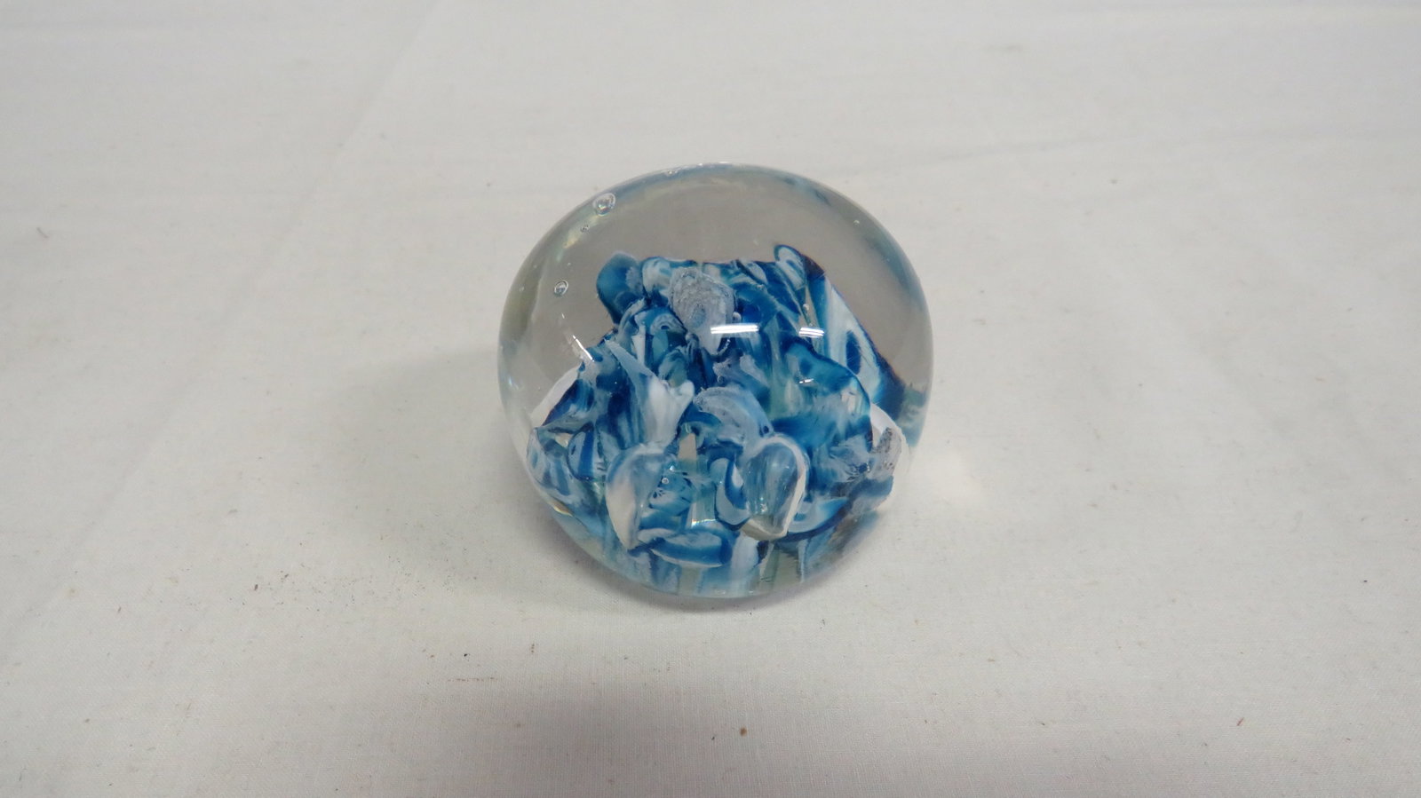 Vintage Art Glass Millefiori Paperweight (1 of 3)
