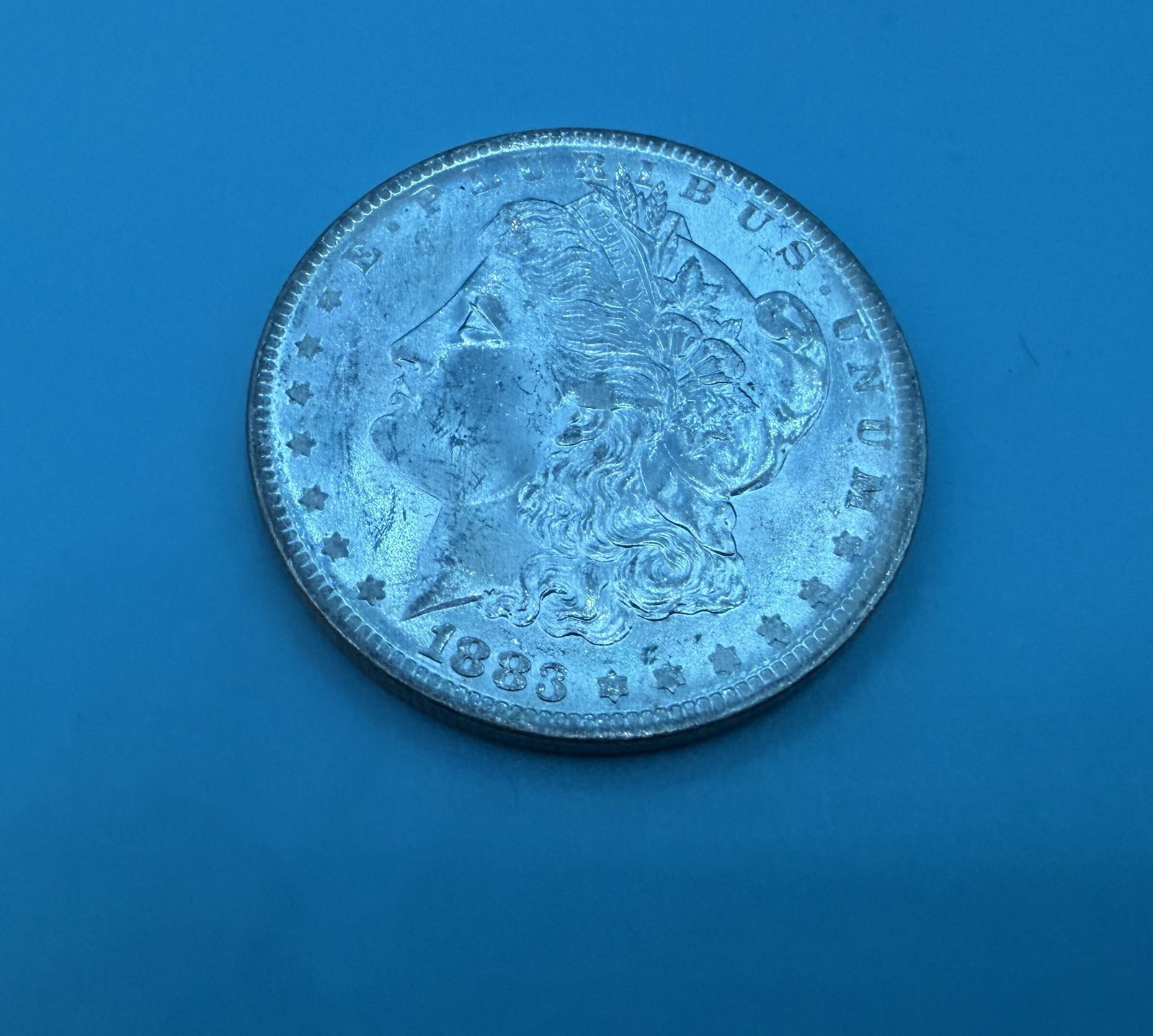 1883 Morgan Silver Dollar O: 1883 Morgan Silver Dollar O in circulated condition