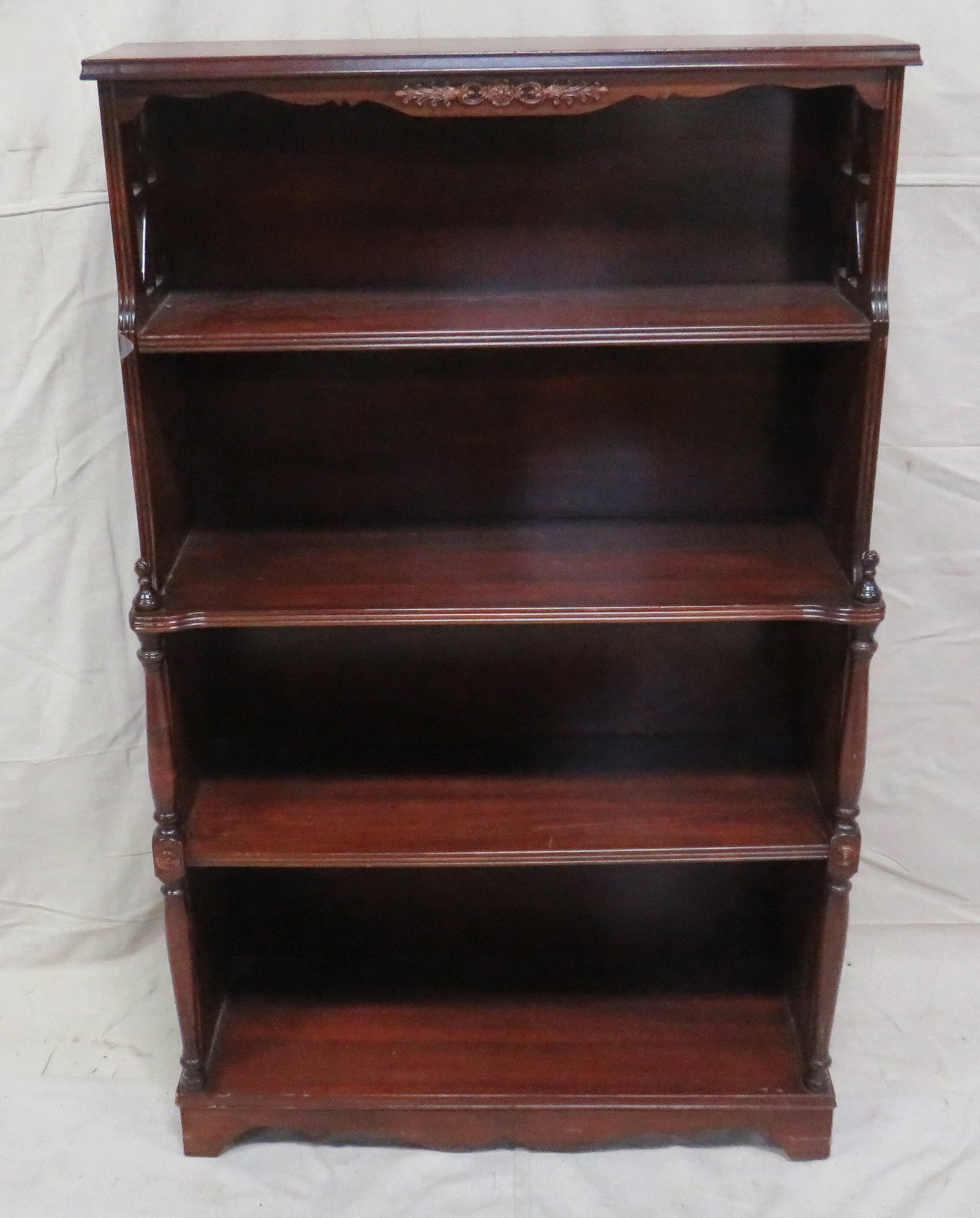 Antique Mahogany Bookshelf (1 of 2)