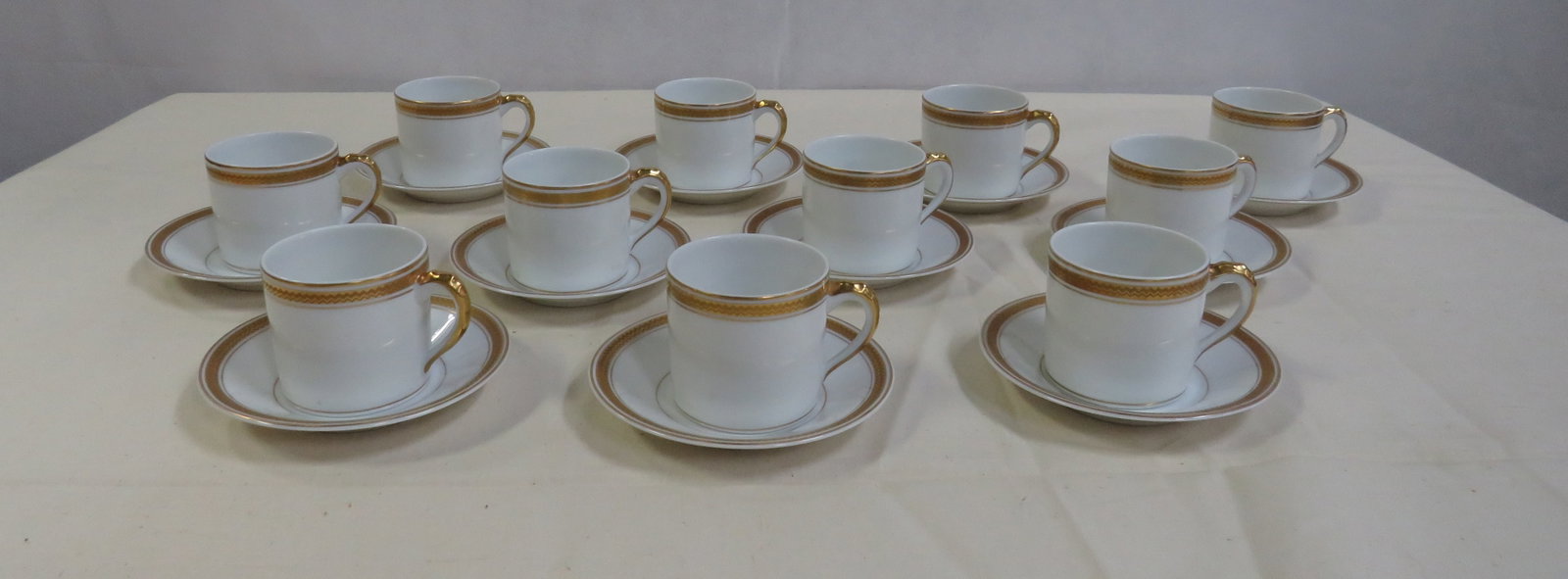 11 Antique Vista Alegre Demitasse Cups & Saucers (1 of 4)