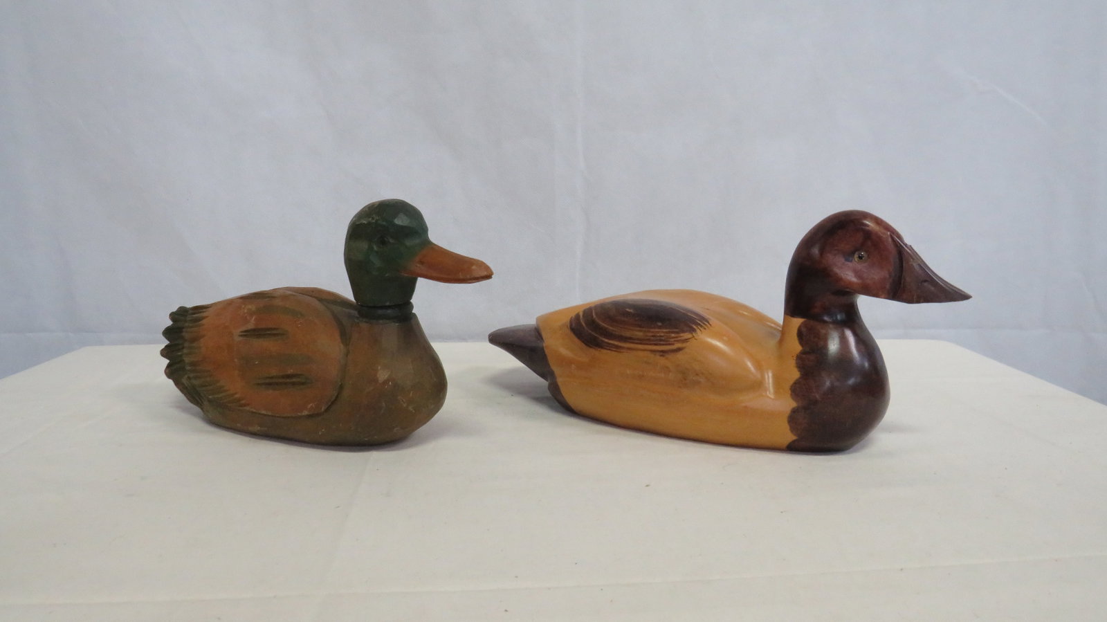 Vintage Carved Wooden Ducks (1 of 5)