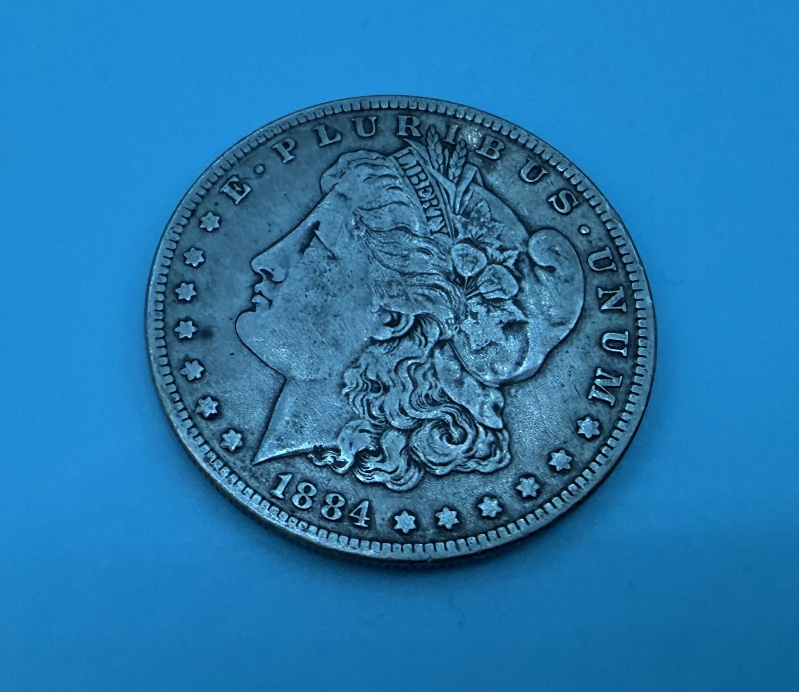 1884 Morgan Silver Dollar (1 of 2)