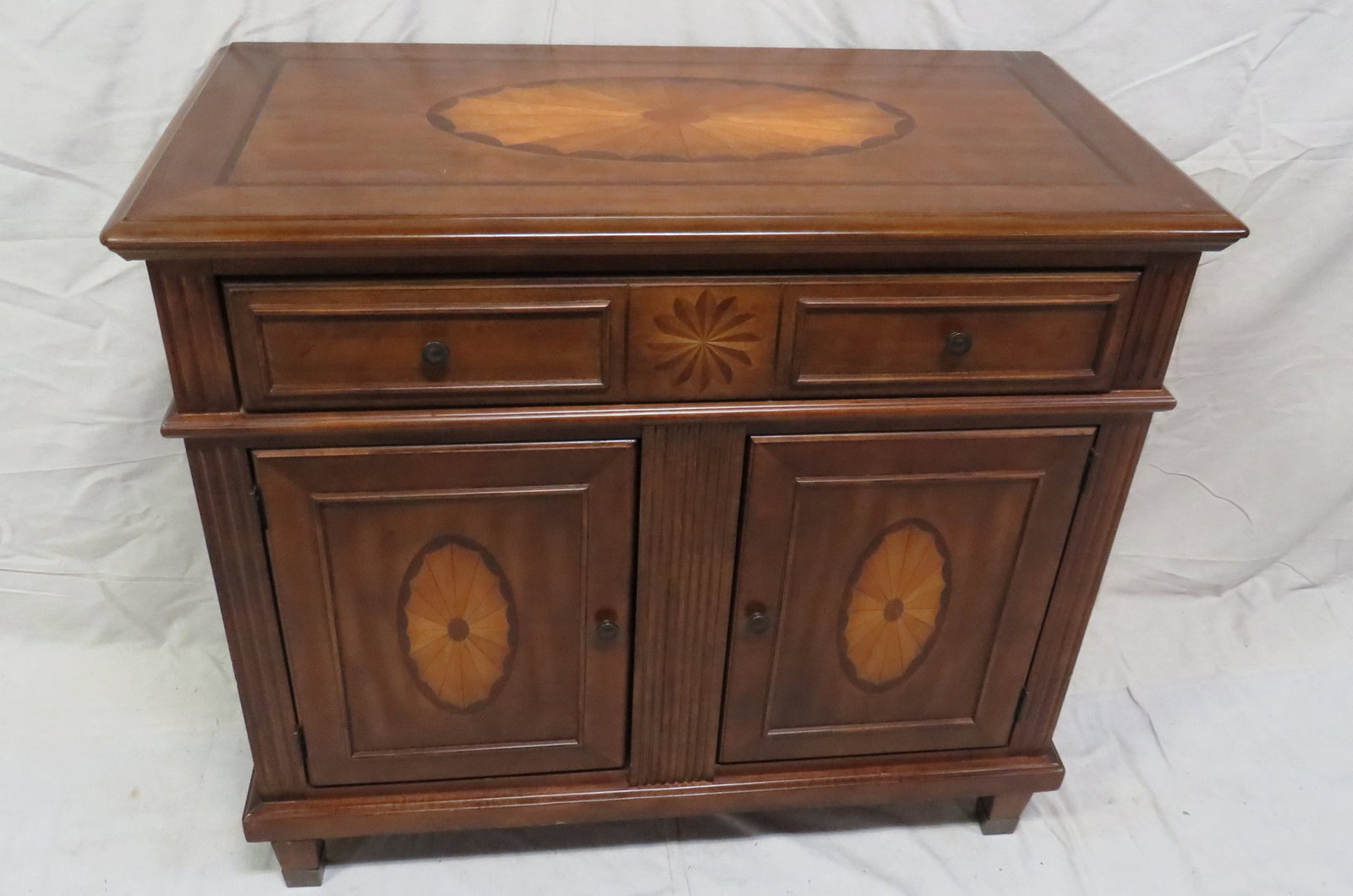 Inlaid Contemporary Serving Cabinet (1 of 3)