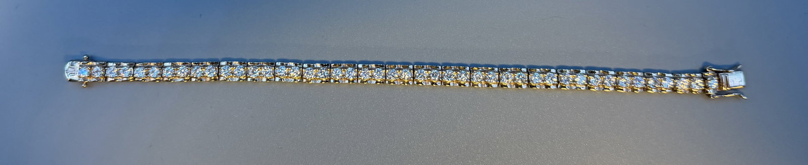 Sterling CZ 7.5" Tennis Bracelet (1 of 3)