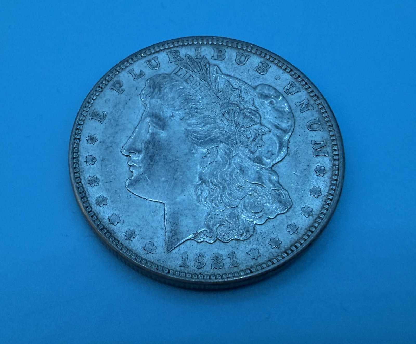 1921 Morgan Silver Dollar D (1 of 2)