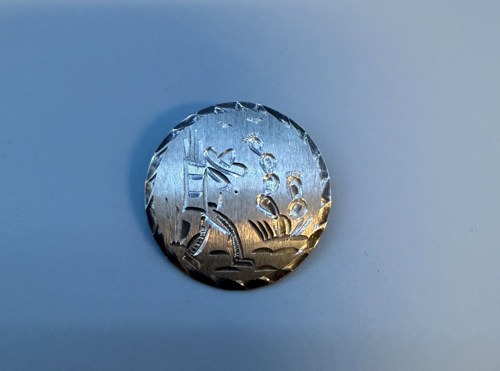 Vintage Sterling Mexican Scenic Brooch/Pendant (1 of 2)