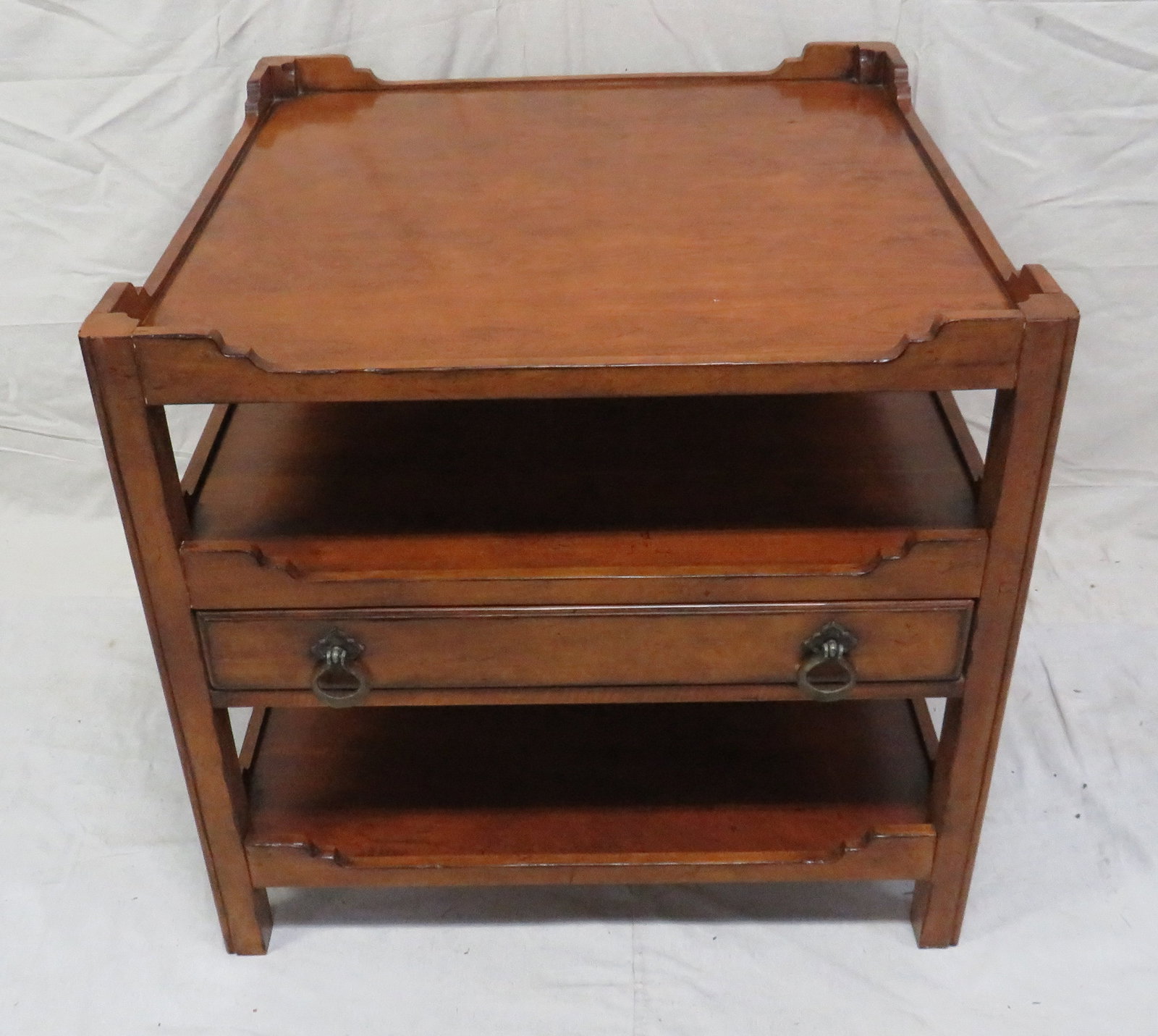 Unusual Century Georgian Tiered Side Table (1 of 4)
