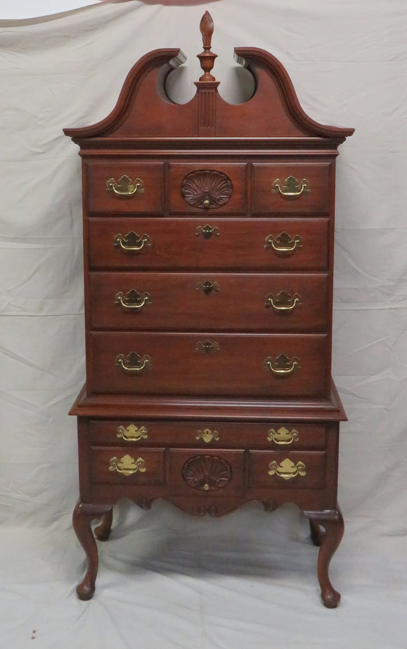 Henkel Harris Georgian Highboy Chest on Chest (1 of 9)