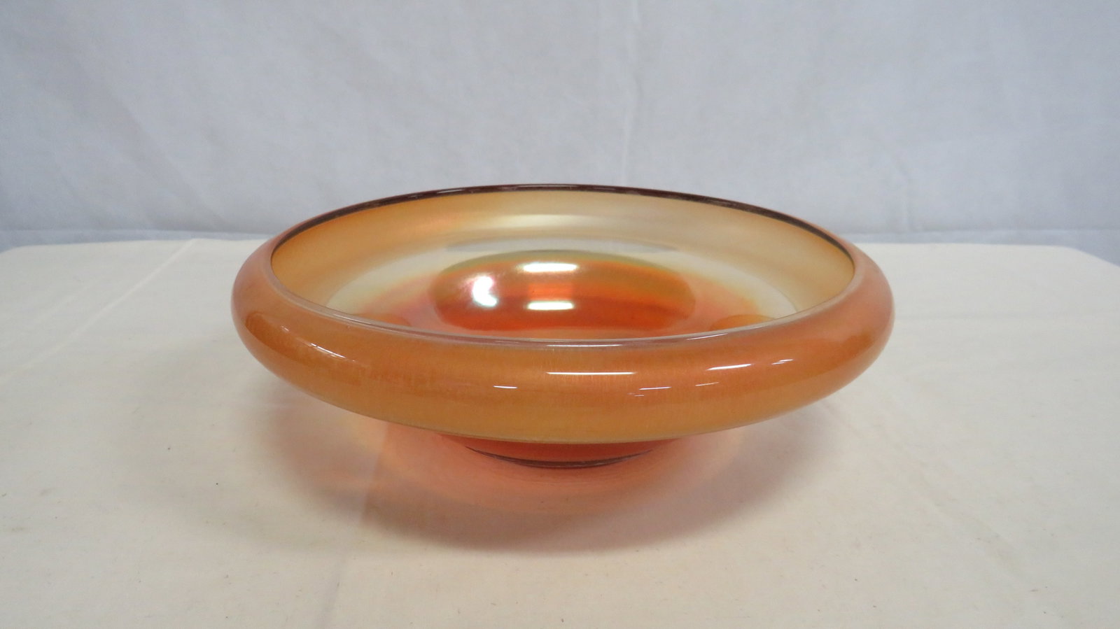 Fenton Iridescent Stretch Glass Center Bowl (1 of 6)