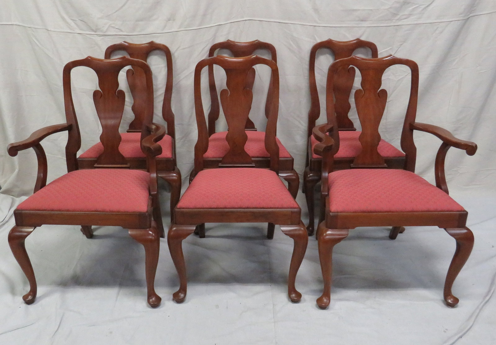 Six Henkel Harris Cherry Dining Chairs Model 110 (1 of 4)
