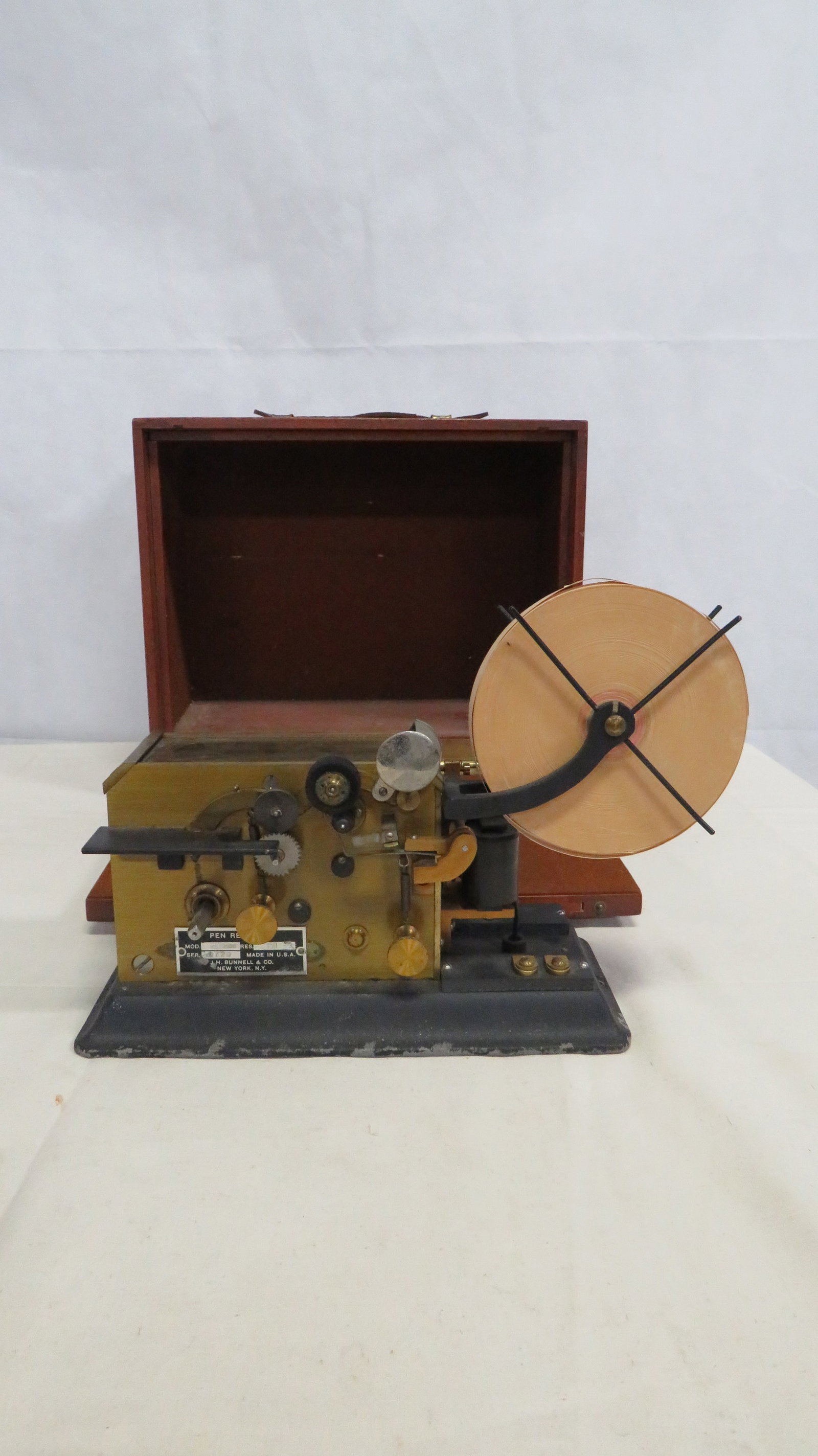 Bunnell & Co. Telegraph Pen Register with Case (1 of 9)