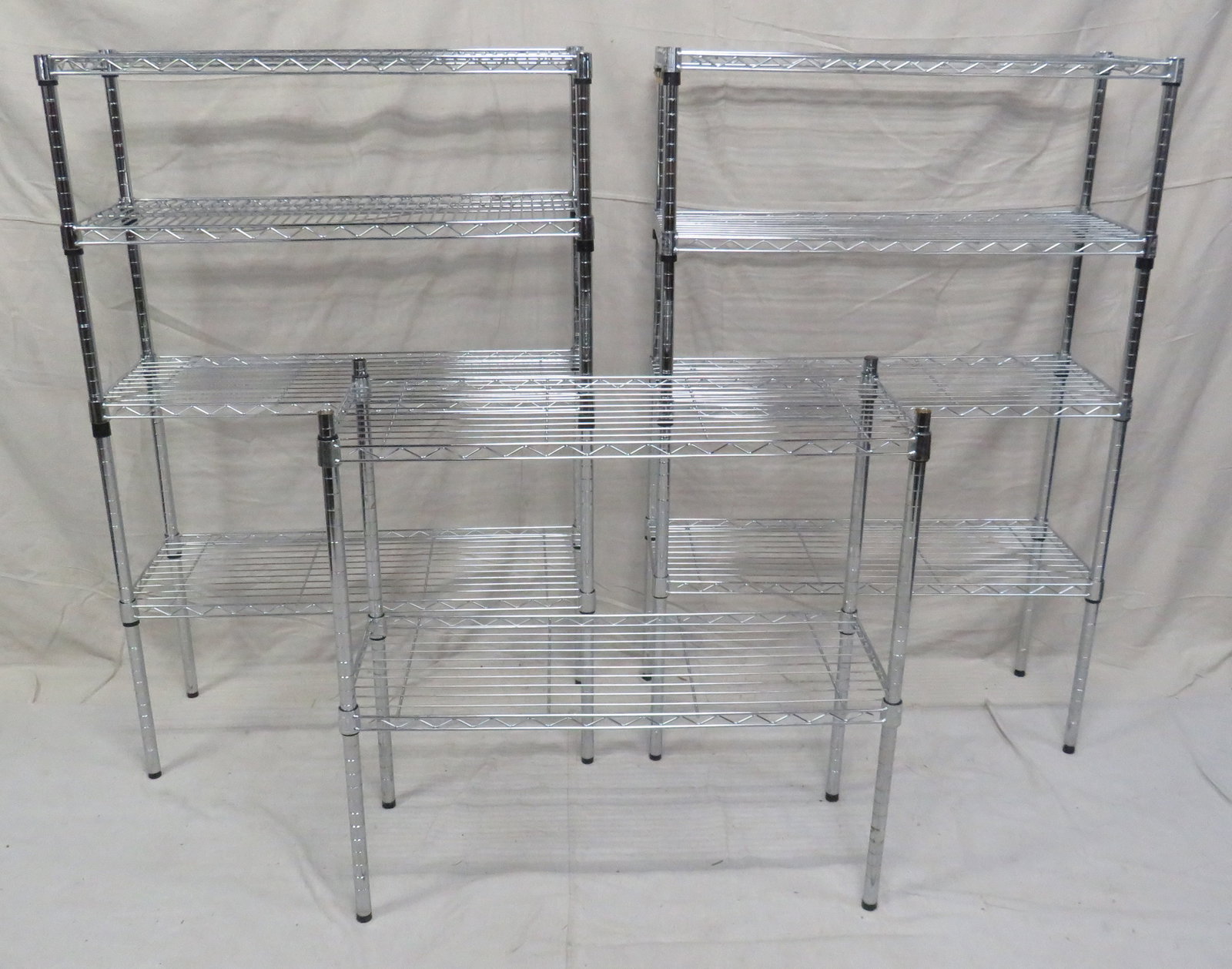 Three Stainless Steel Adjustable Shelves (1 of 1)