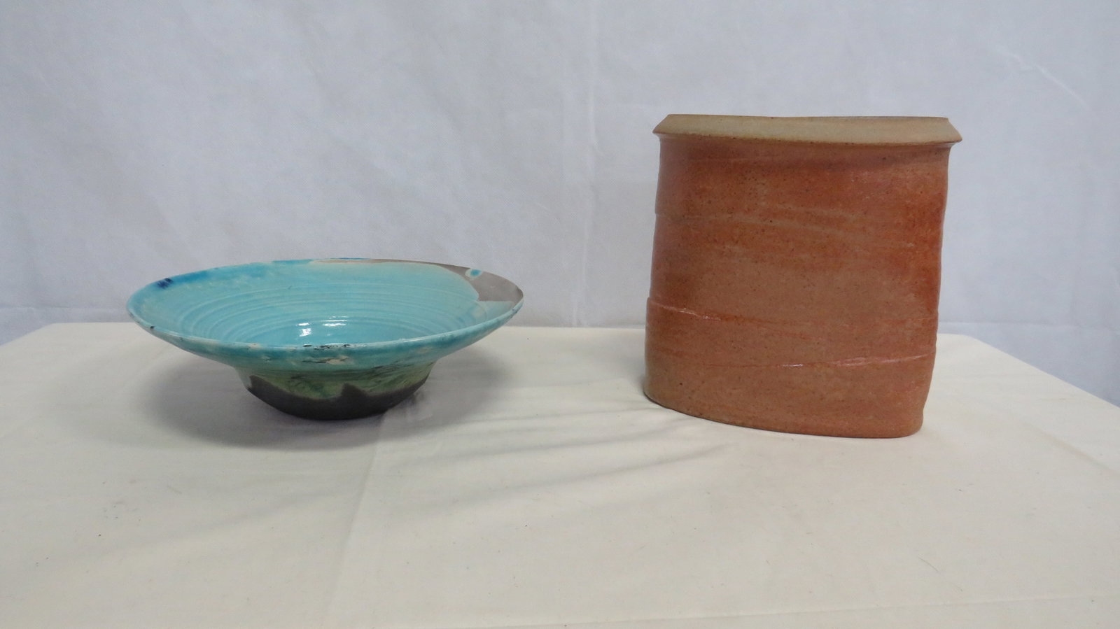 Vintage Studio Art Pottery Vase & Bowl (1 of 4)