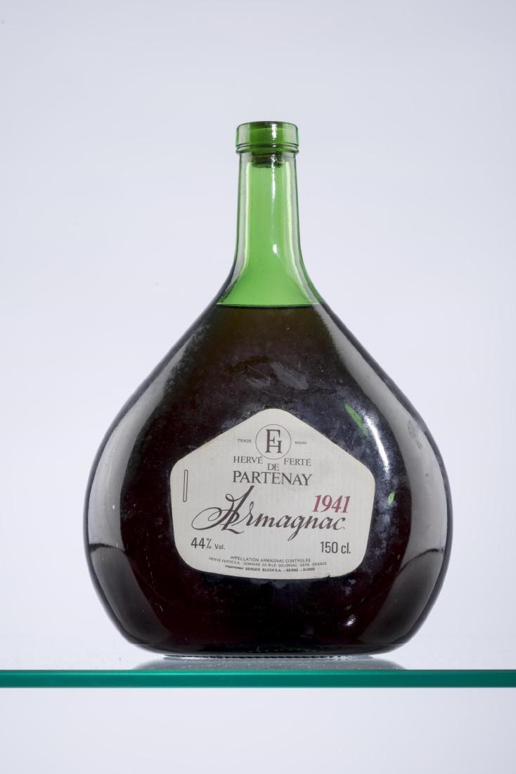 Armagnac Hervé Ferté de Partenay 1941 1 bouteille: Armagnac Hervé Ferté de Partenay 1941 1 bouteille 150 cl Référence: Due to international regulations this item cannot be shipped by airmail neither to US Vins et alcools Wine - Spirits