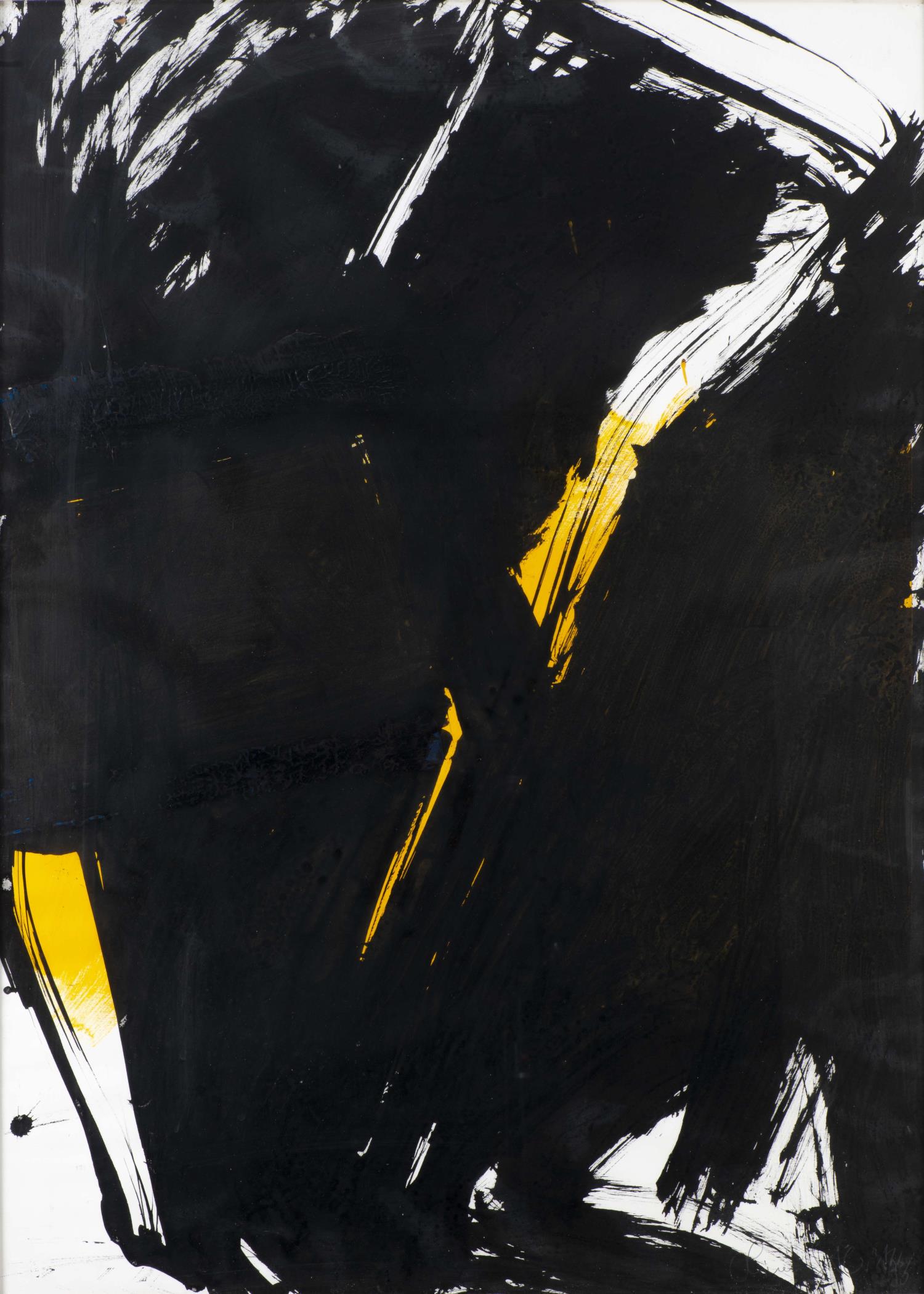 Olivier Saudan (1957), "Sans titre": Olivier Saudan (1957), "Sans titre".Encre de Chine et acrylique sur papier, série des "Chaises" .101.5x72 cm Category: Modern Prints & Design - Prints & Design