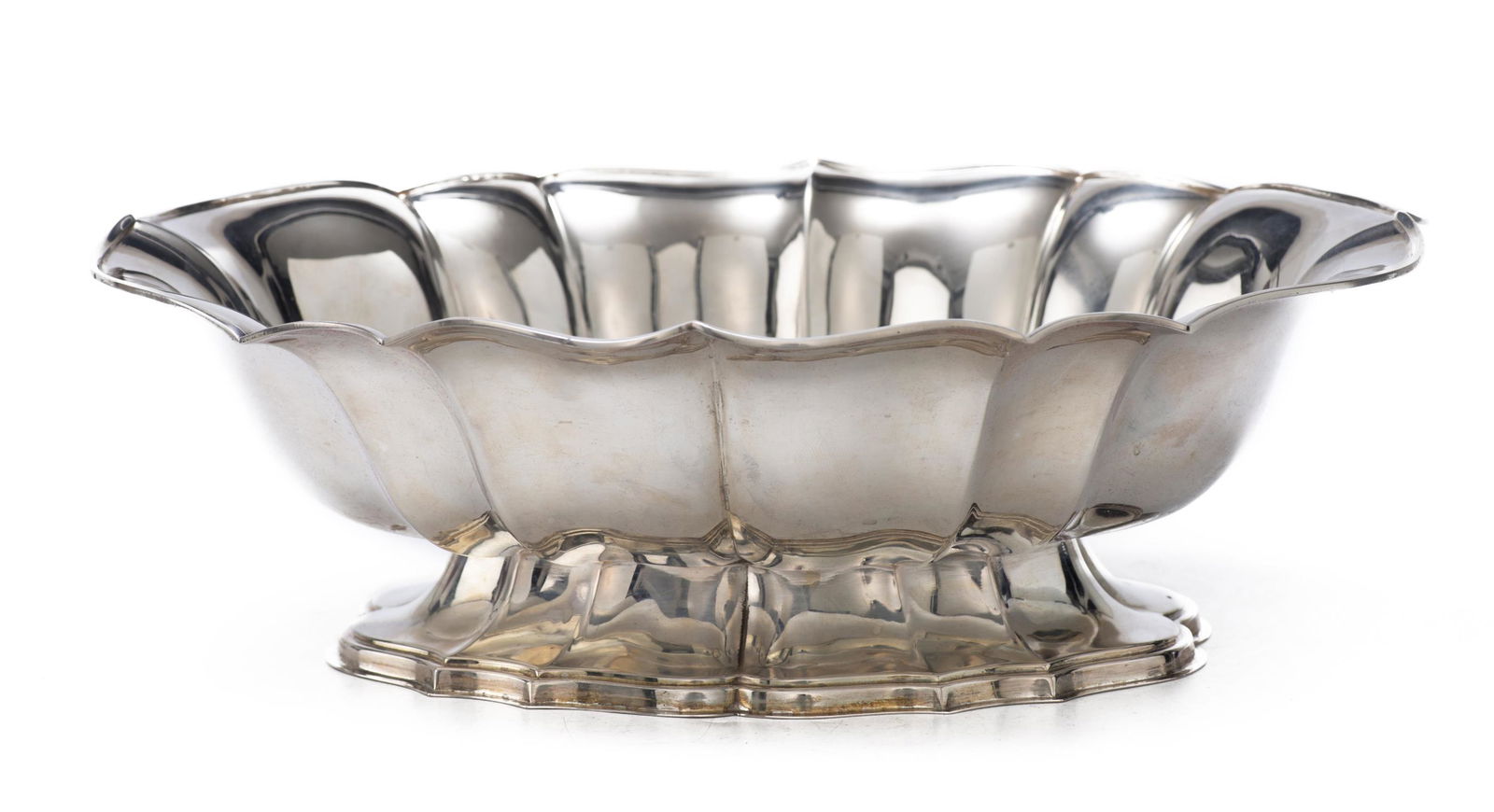 Jardinière de table ovale sur piédouche en (1 of 3)