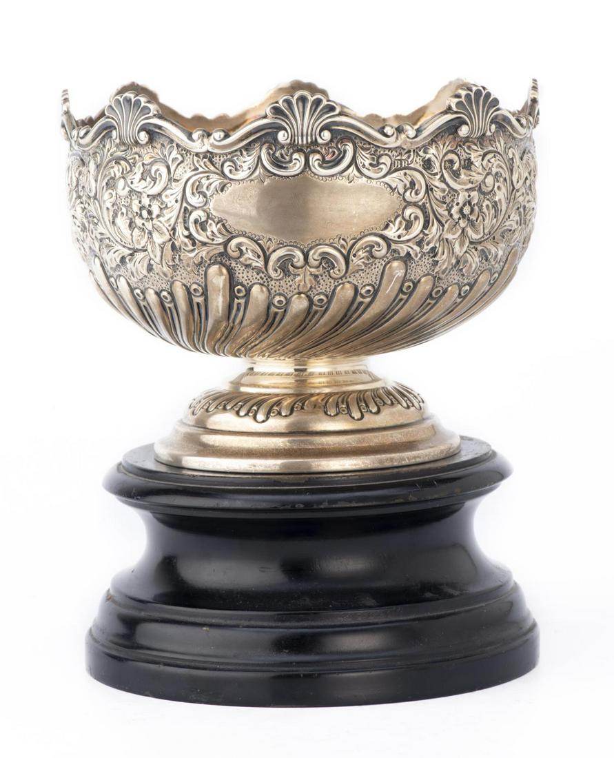 Coupe sur pied en argent sterling .925 anglais (1 of 10)