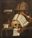 Edward Collier (1640-1708), "Vanité avec partition en