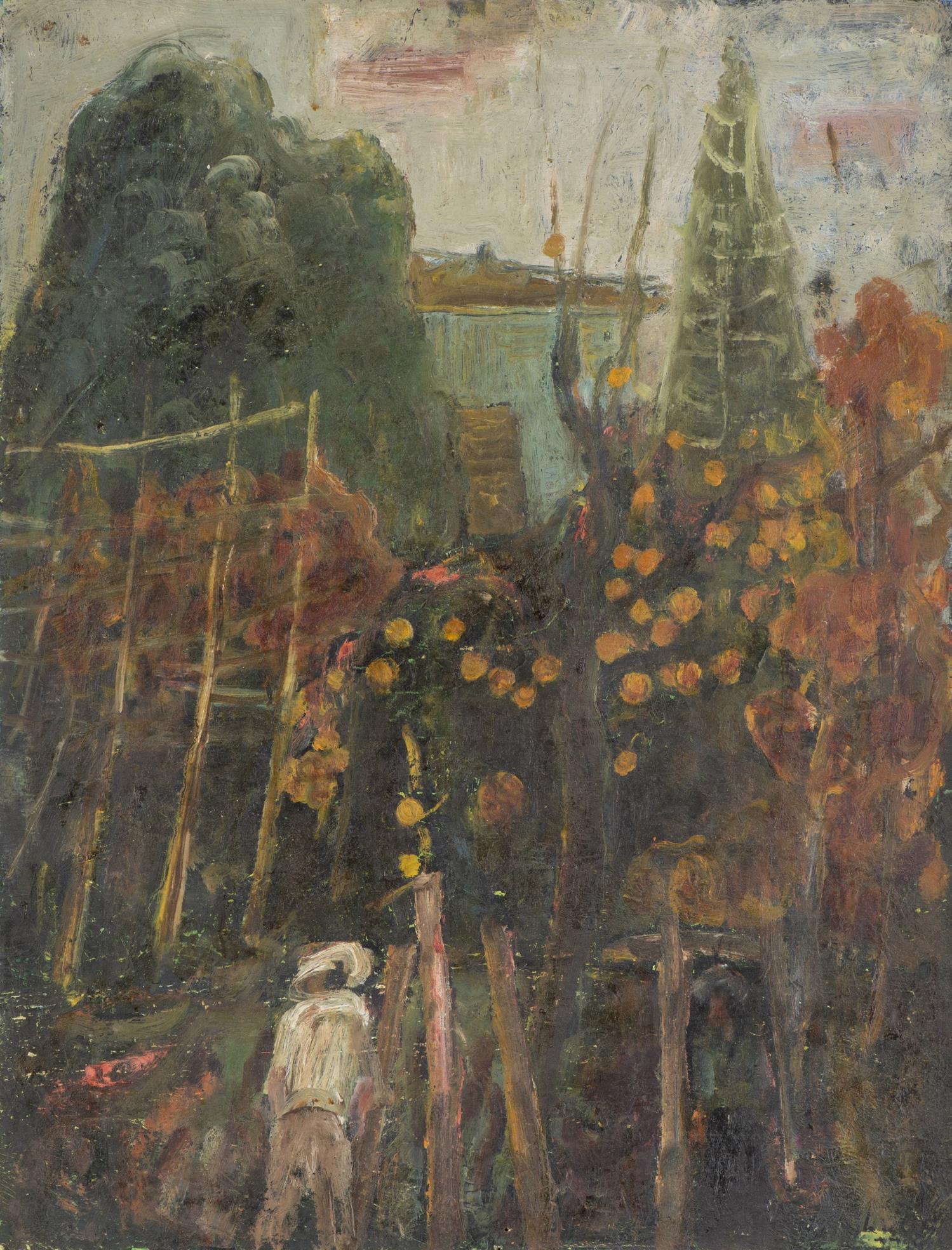 Louis VALTAT (1869-1952) "Jardin et son jardinier" (1 of 4)