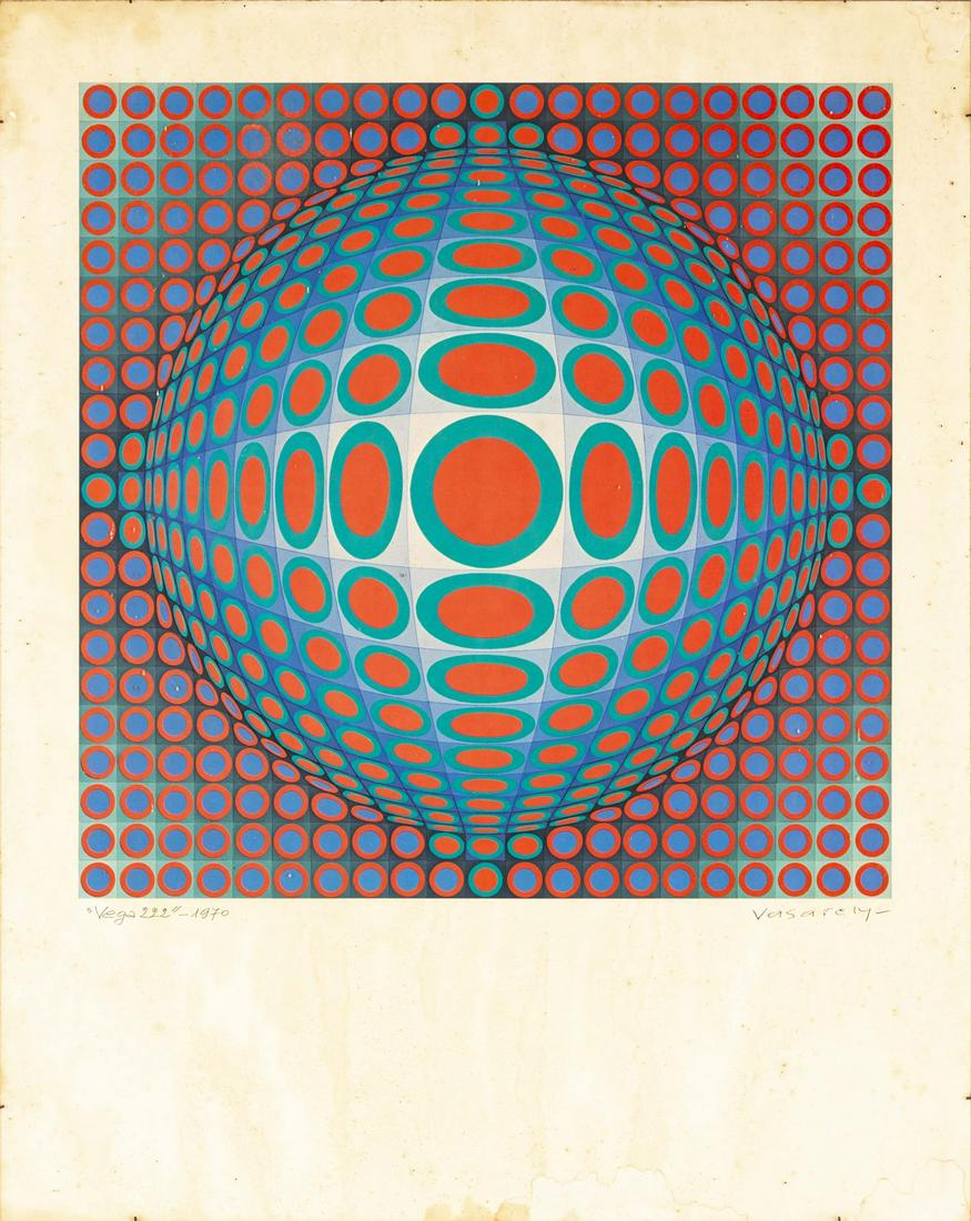 Victor VASARELY (1906-1997) "Vega 222" 1970 (1 of 4)