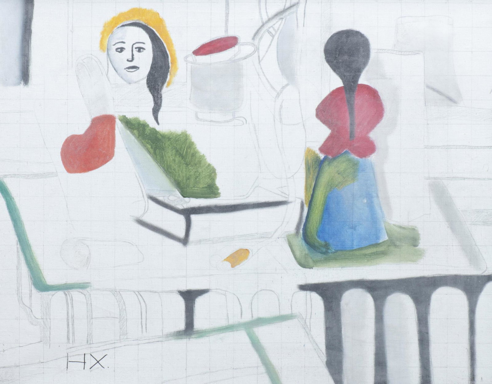 Nadia CHODASIEWICZ-LEGER (1904-1982), "Composition" (1 of 6)