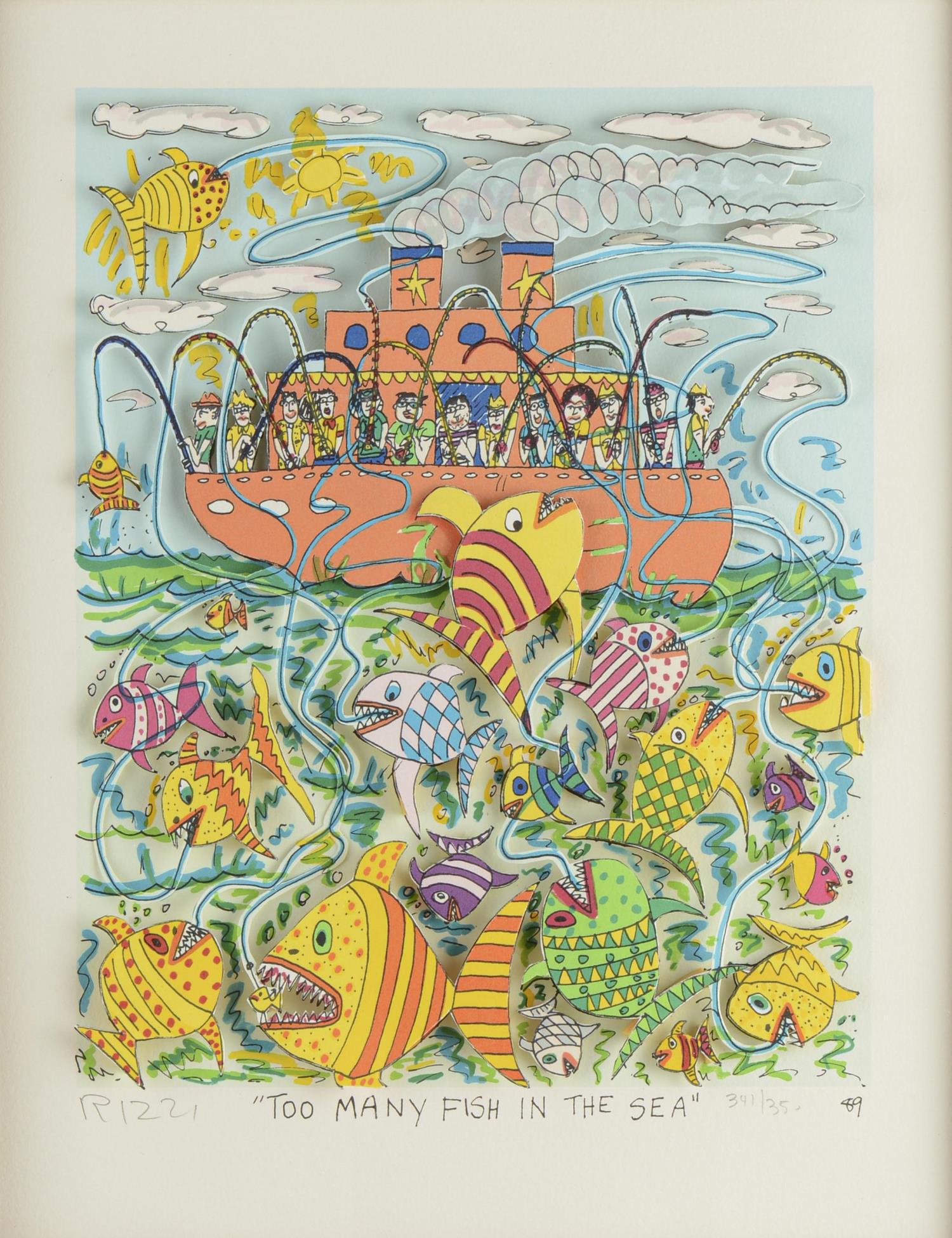 James RIZZI (1950-2011), "Too many fish in the sea", (1 of 6)
