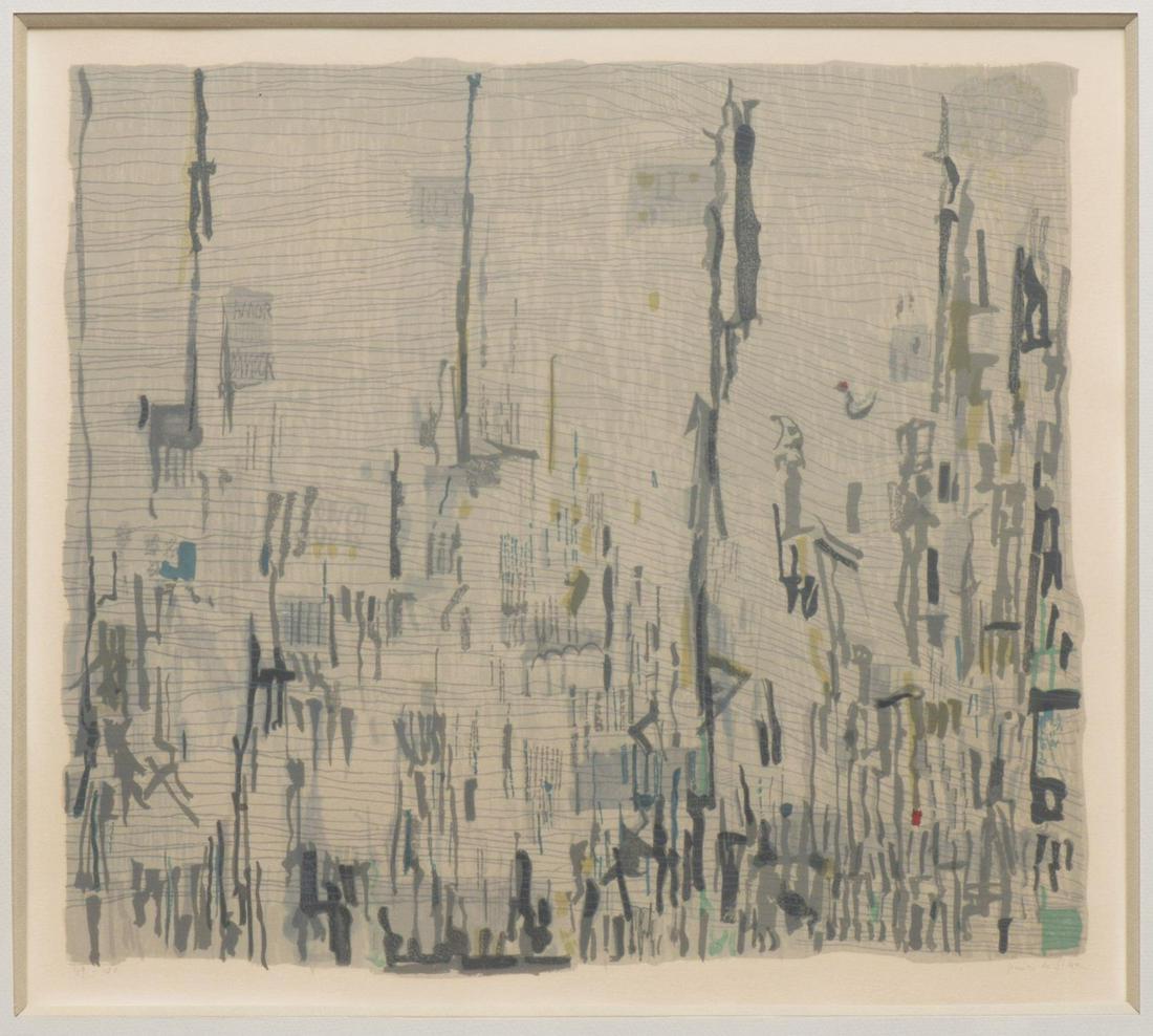 Maria Elena VIEIRA DA SILVA  (1908-1992) " La lettre (1 of 7)