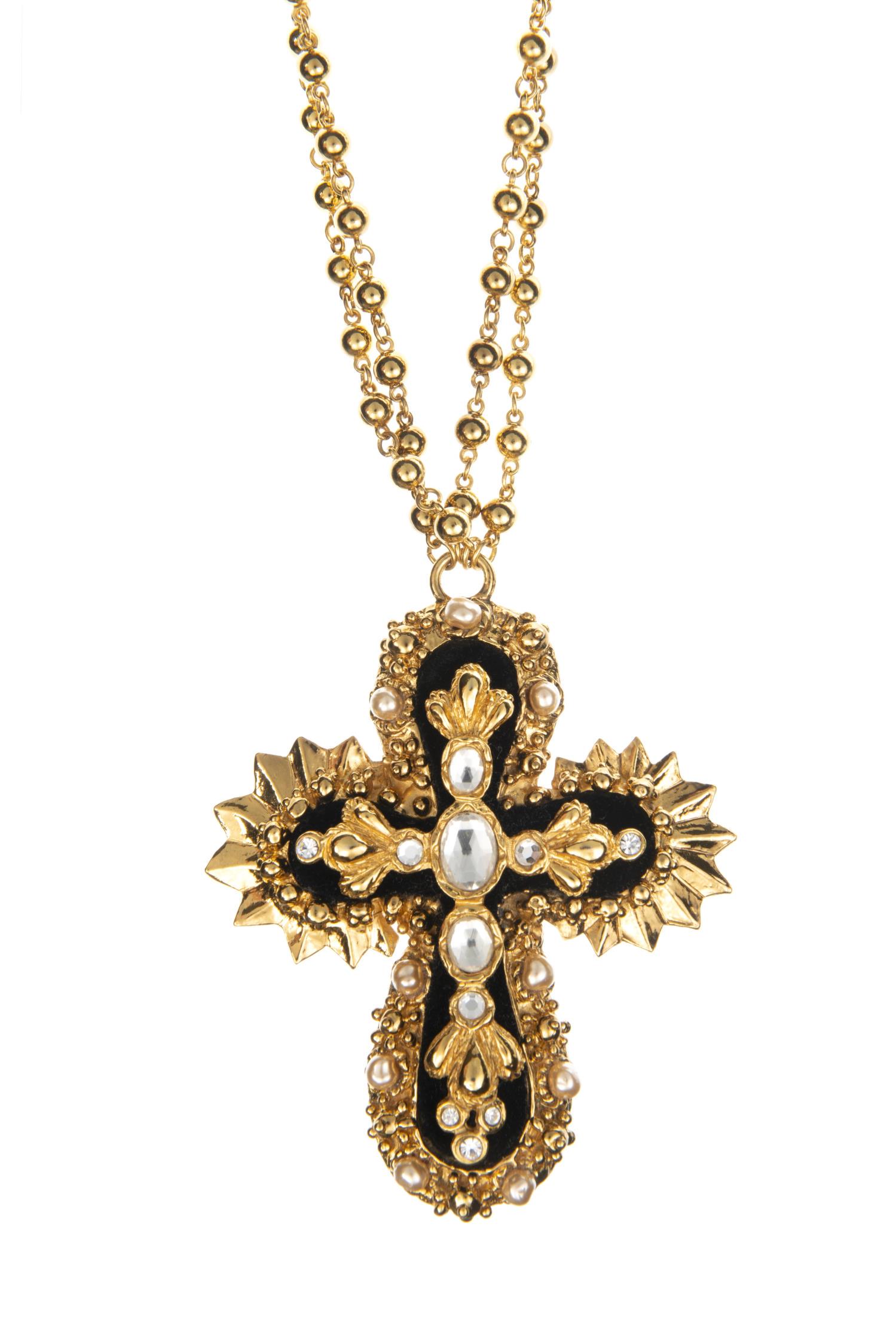 Christian LACROIX, Collier avec médaillon en (1 of 5)