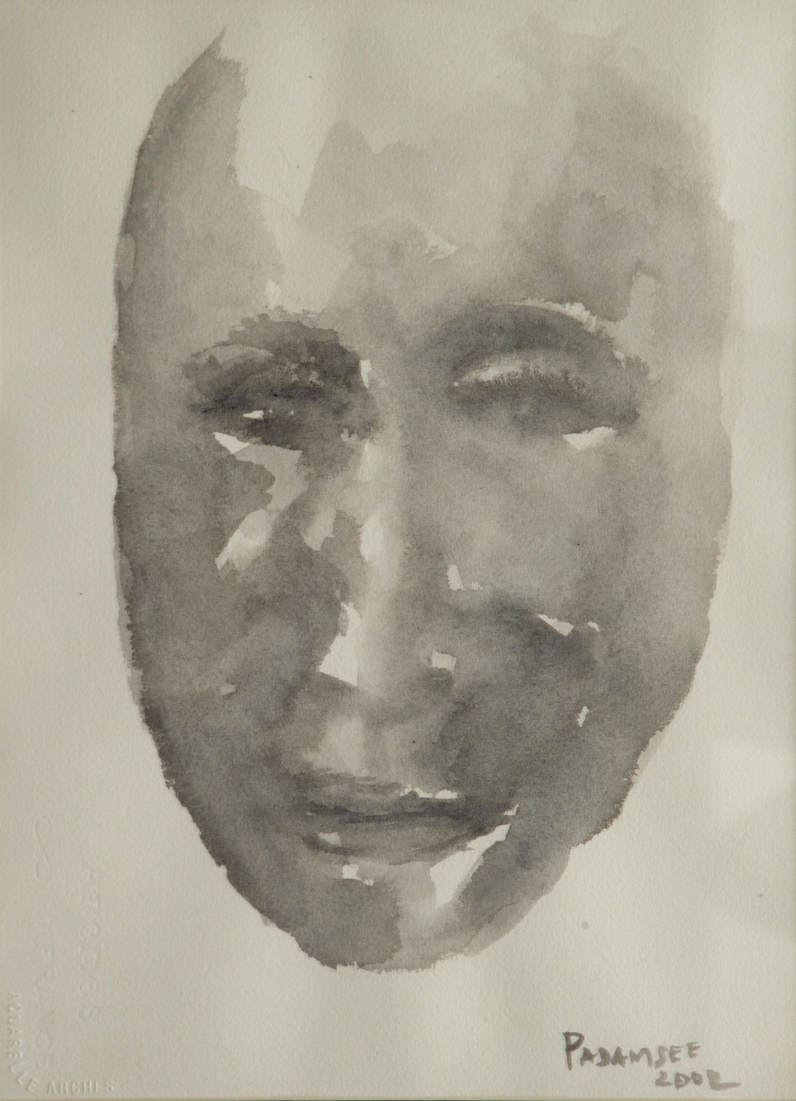 Akbar Padamsee: Akbar Padamsee Untitled watercolour on paper 14.75 x 10.75 in. (37.5 x 27.25 cm.) painted in 2002 Signed and dated 'Padamsee 2002' (lower right) PROVENANCE Private collection, Dubai Akbar Padamsee (19