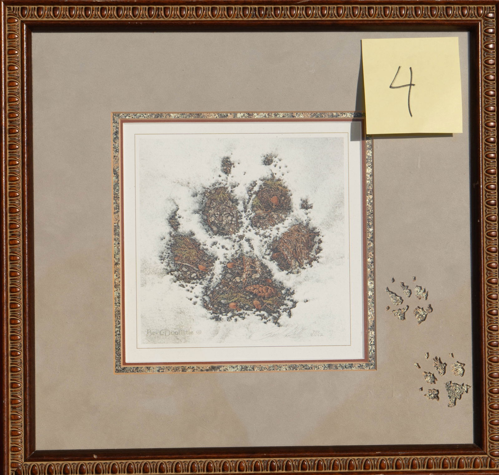 Bev Doolittle - Wolf Paw: Offset Lithograph Print
