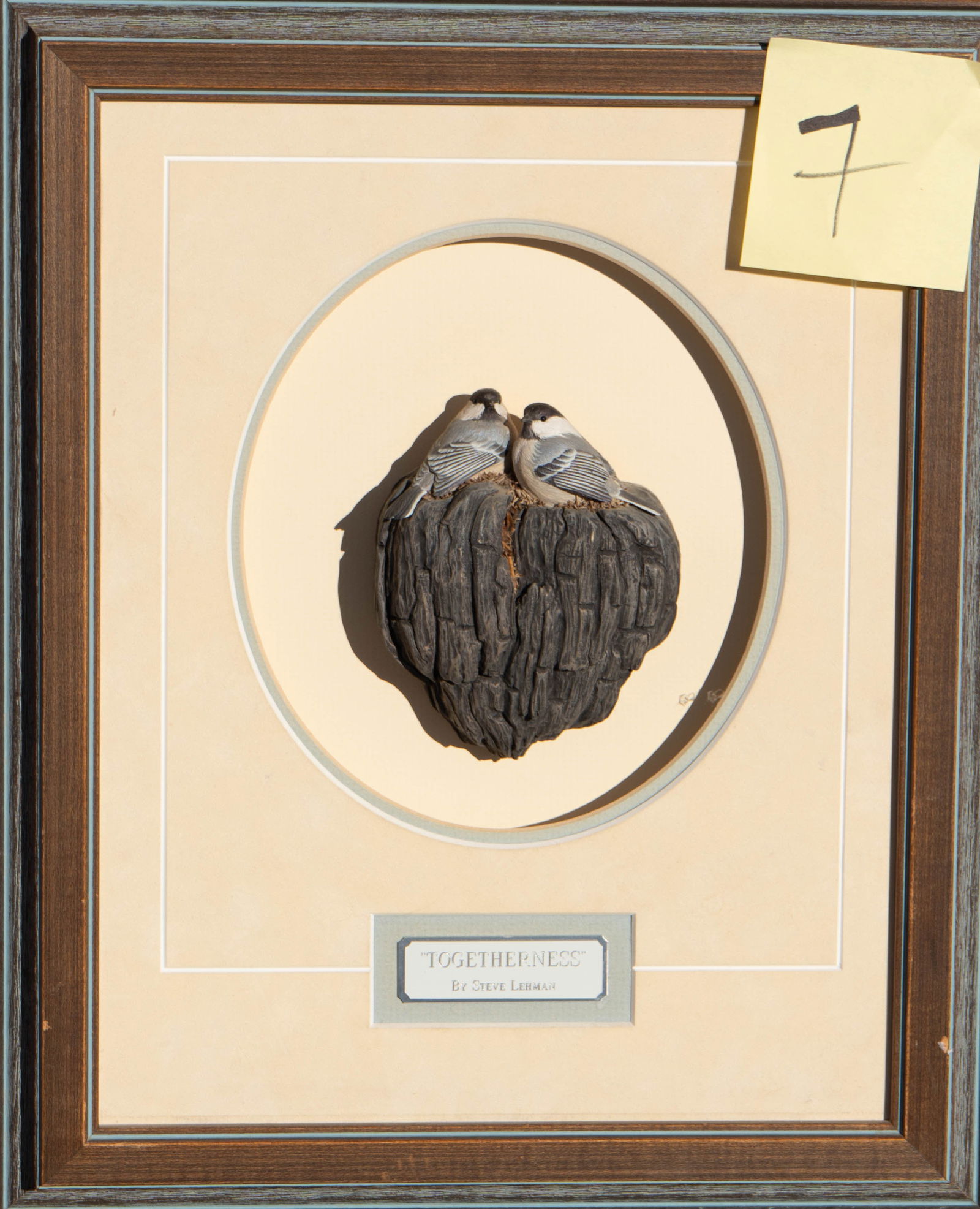 Steve Lehman - Togetherness: composite sculpture of Chickadees